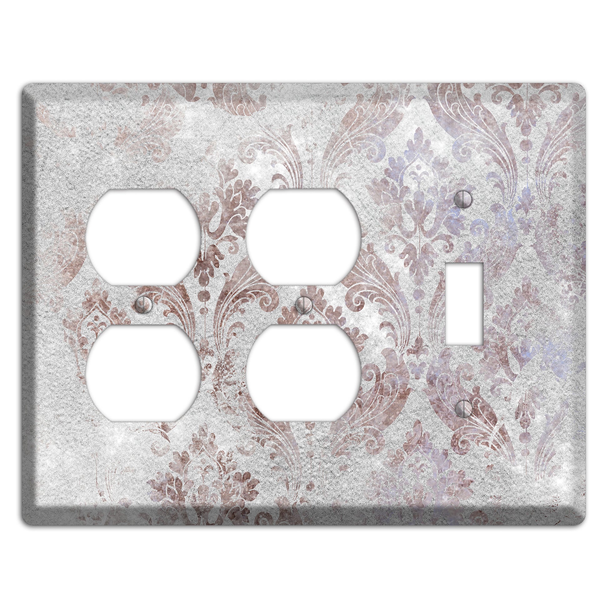 Nobel Whimsical Damask 2 Duplex / Toggle Wallplate