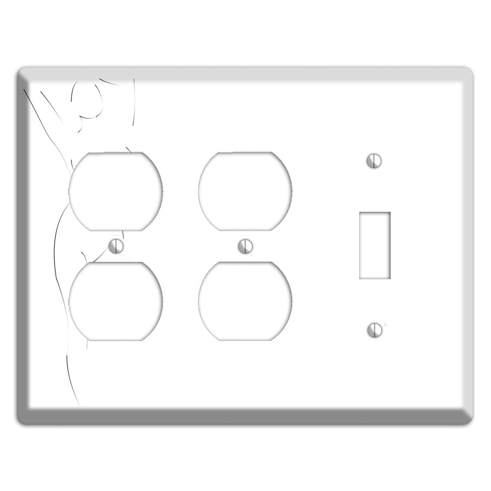 Abstract Nude 2 Duplex / Toggle Wallplate
