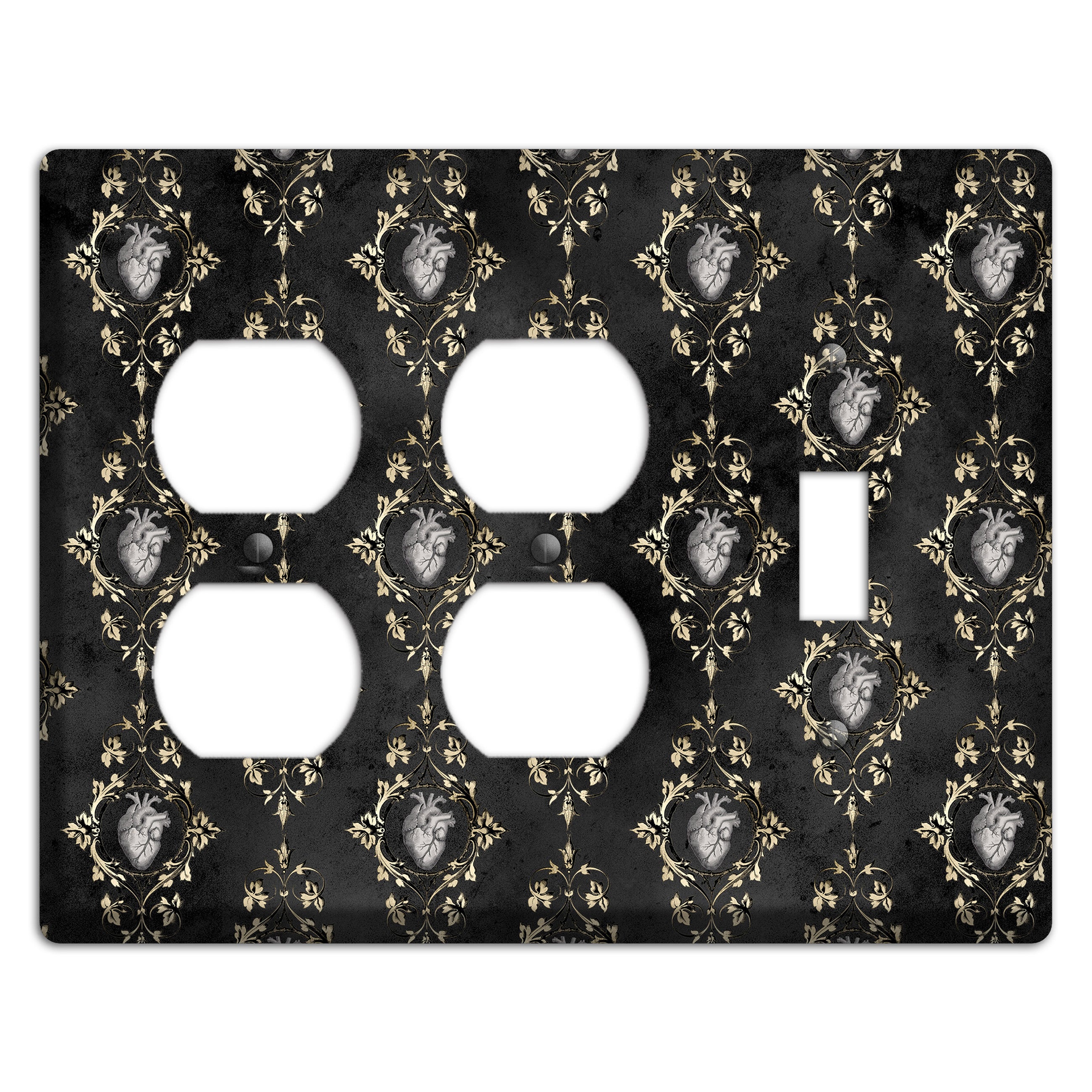 Edgar Allen Poe Tell-Tale Heart 2 Duplex / Toggle Wallplate