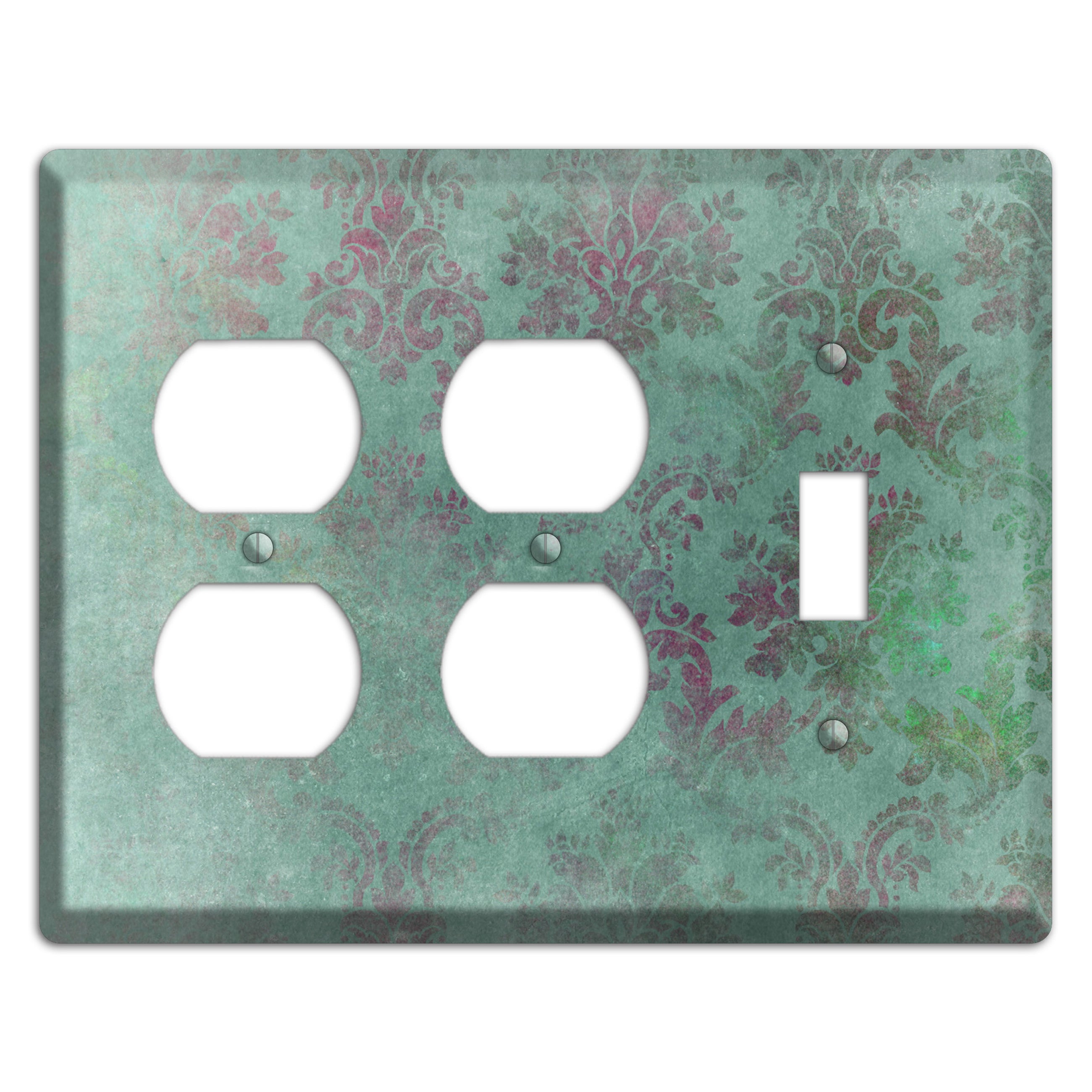 Corduroy Whimsical Damask 2 Duplex / Toggle Wallplate