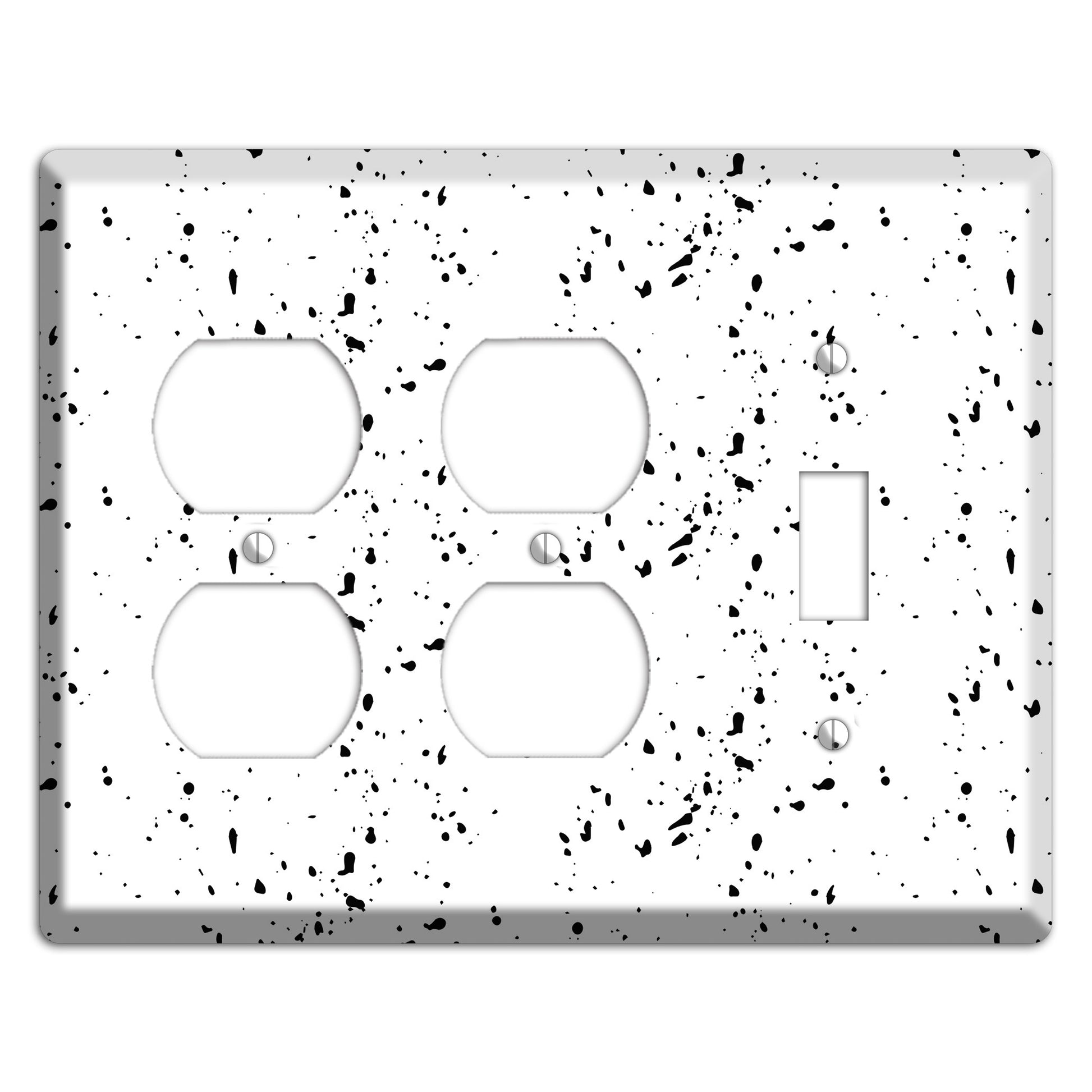 Ink Drops 2 2 Duplex / Toggle Wallplate