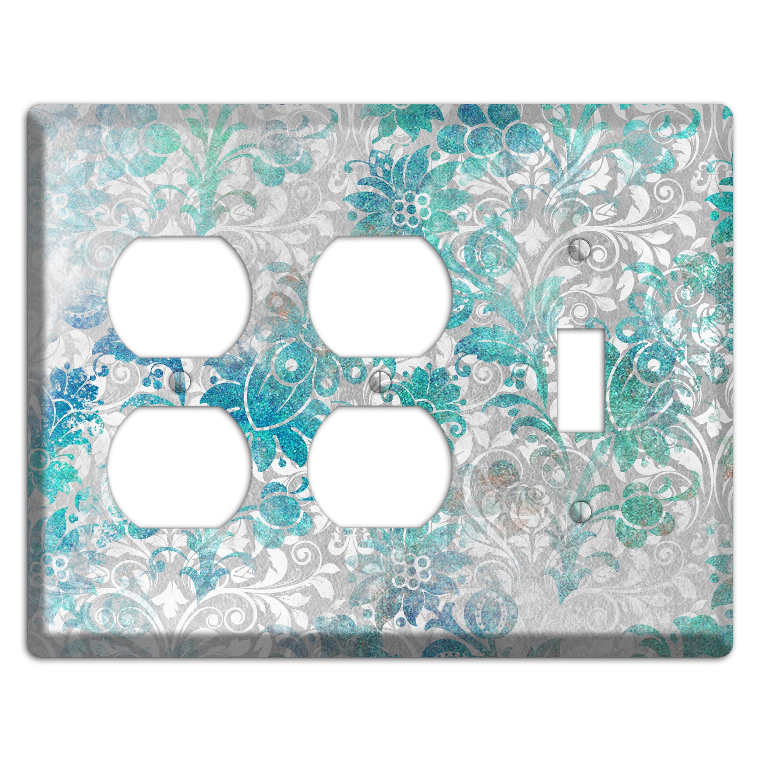 Gulf Stream Whimsical Damask 2 Duplex / Toggle Wallplate