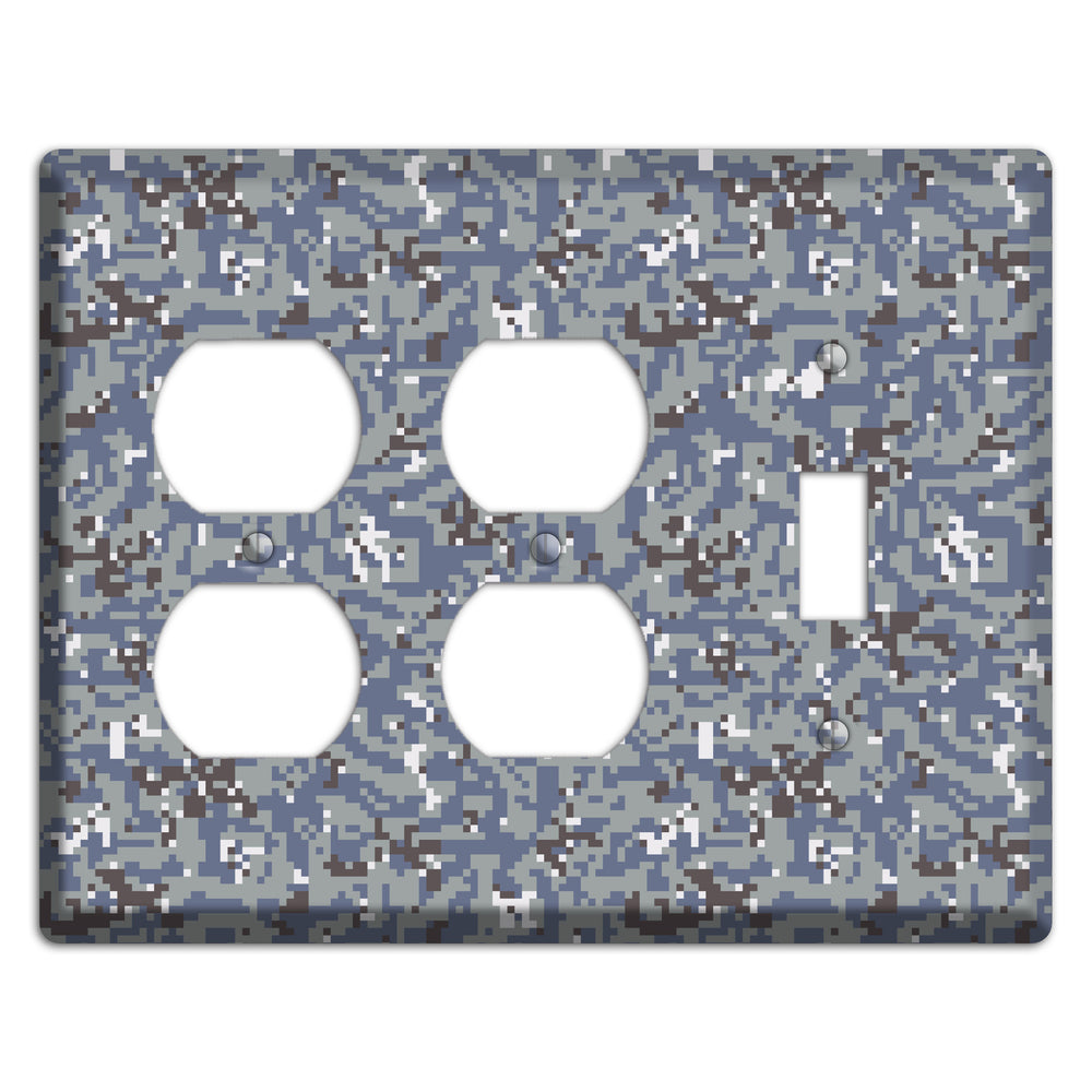 NWU Grey Dom Camo 2 Duplex / Toggle Wallplate