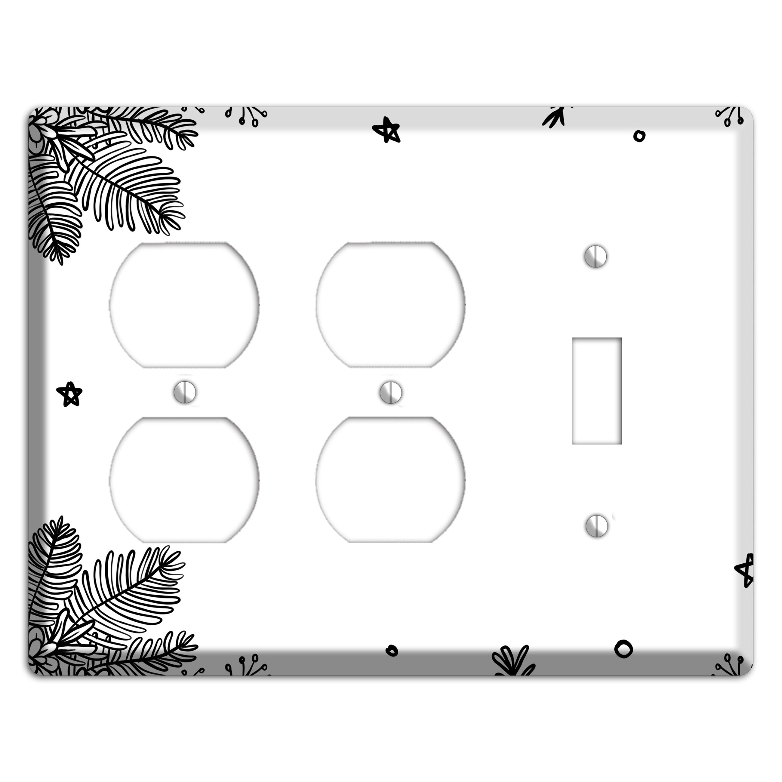 Cartoon Christmas 2 2 Duplex / Toggle Wallplate