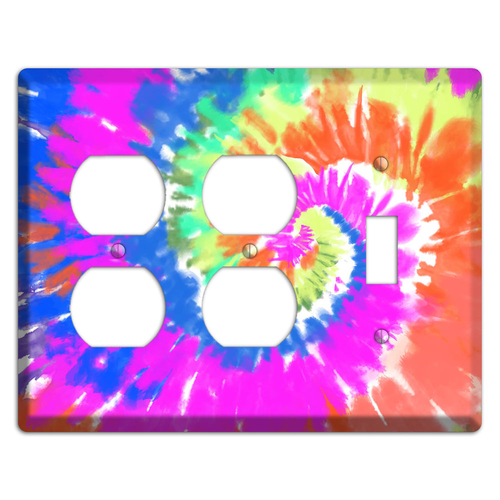 Tie Die 2 Duplex / Toggle Wallplate
