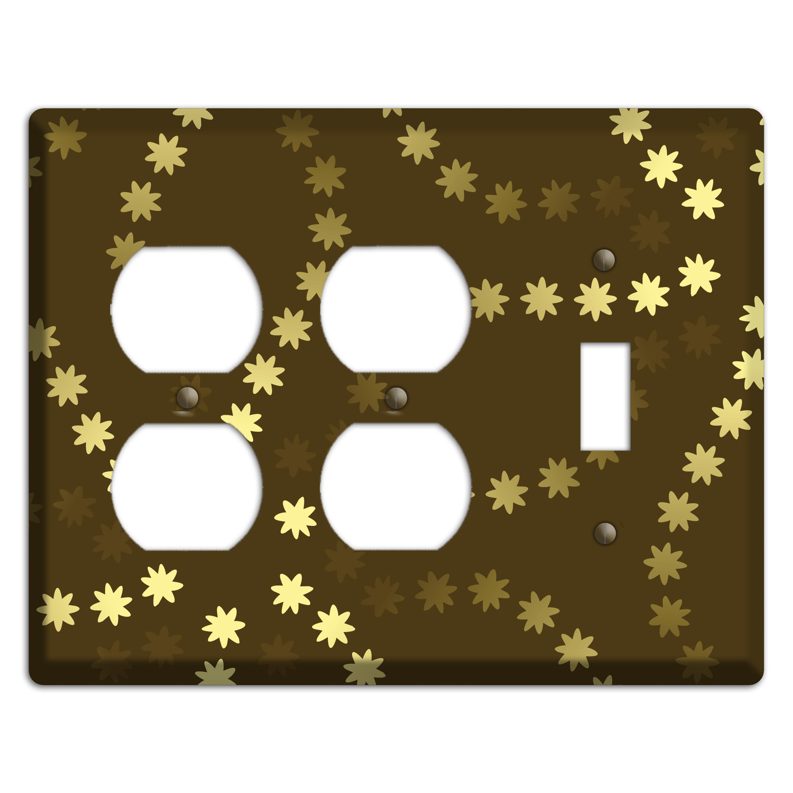 Multi Olive Constellation 2 Duplex / Toggle Wallplate