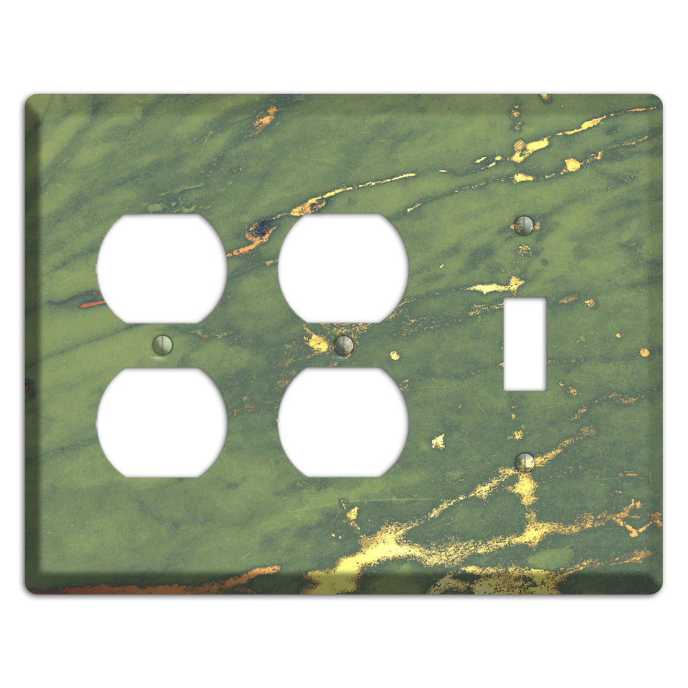 Limed Ash Marble 2 Duplex / Toggle Wallplate