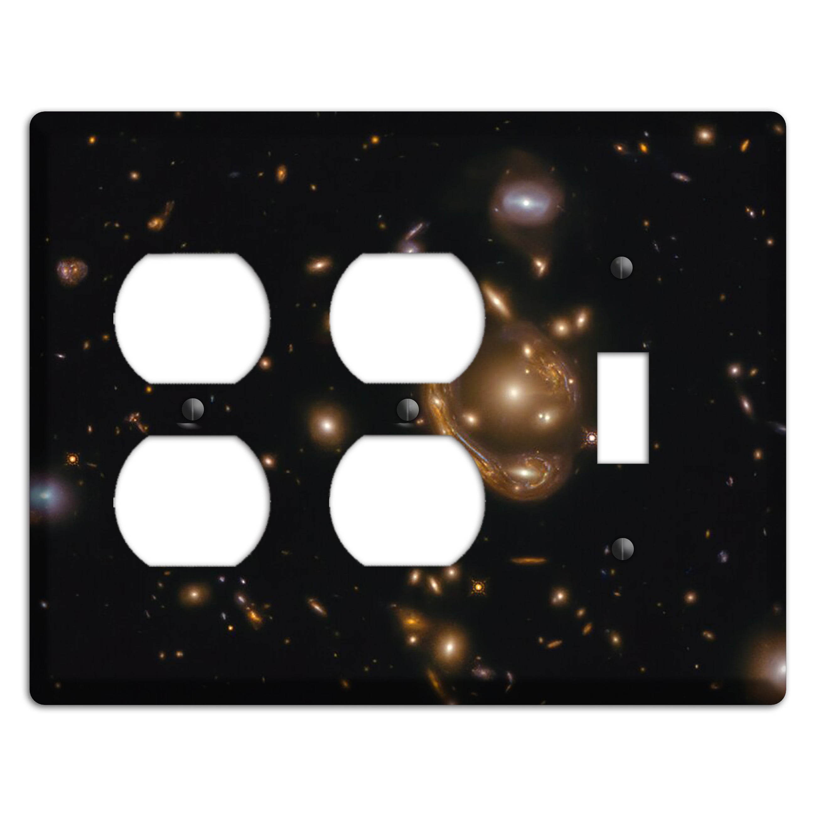Rings of Relativity 2 Duplex / Toggle Wallplate