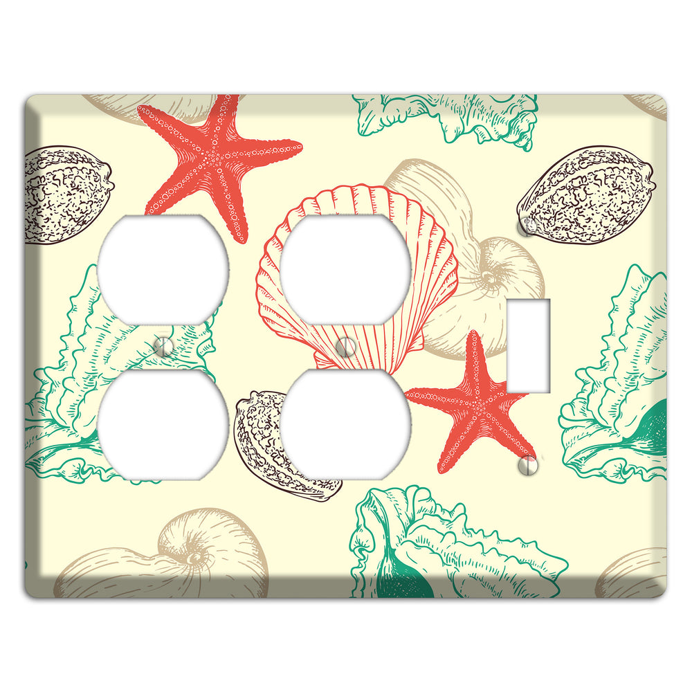 Shells 2 2 Duplex / Toggle Wallplate