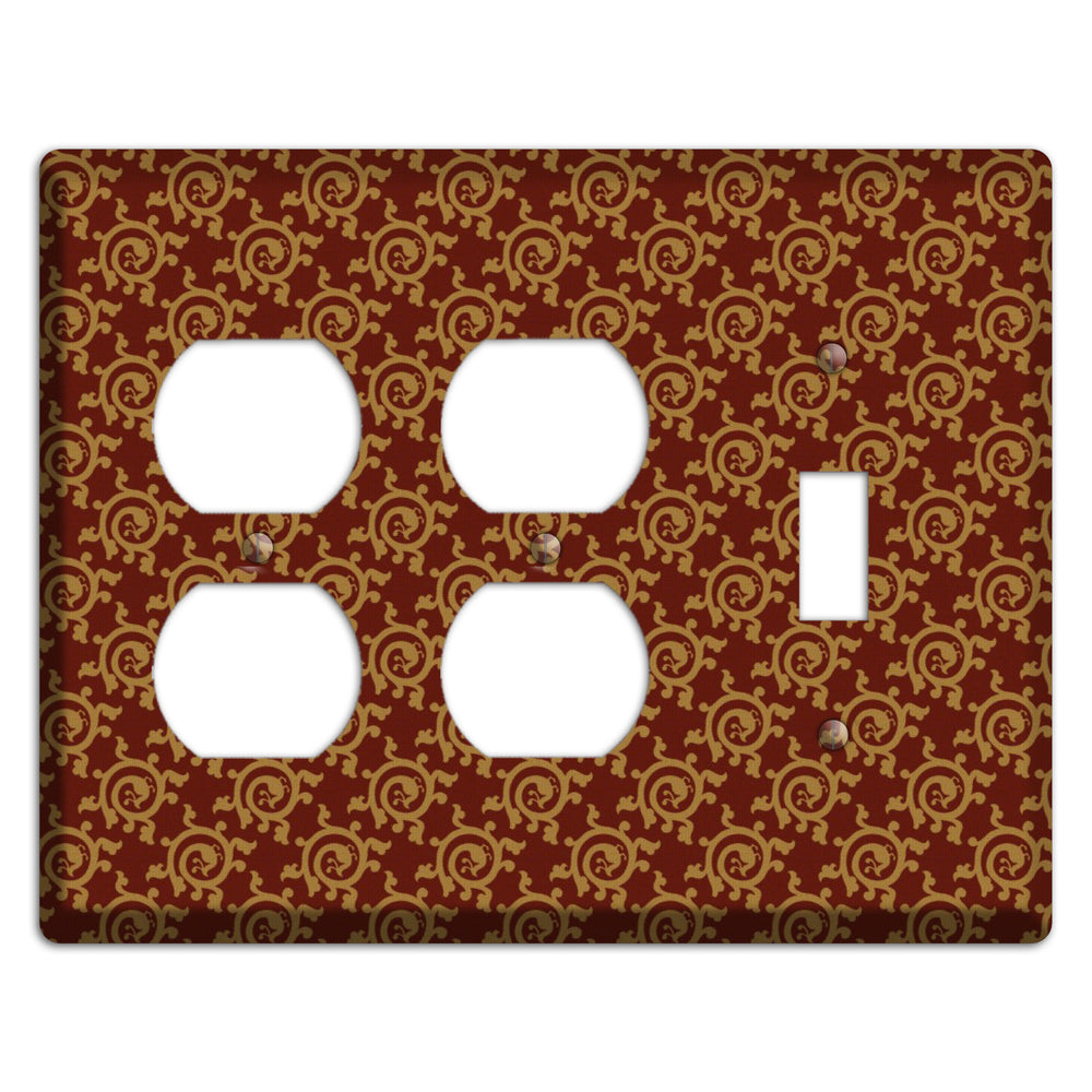 Asian Swirl Pattern 2 Duplex / Toggle Wallplate