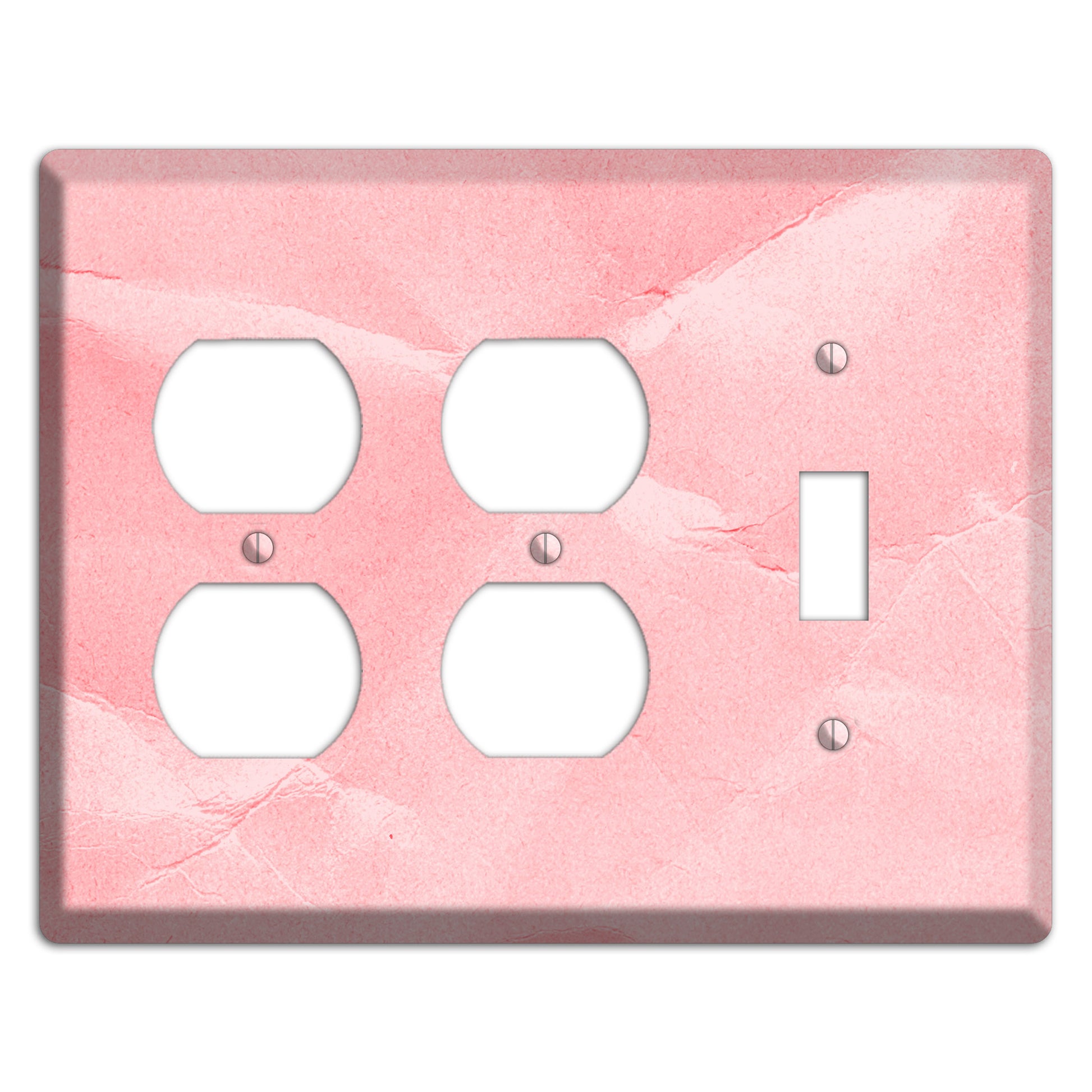 Pink Soft Coral 2 Duplex / Toggle Wallplate