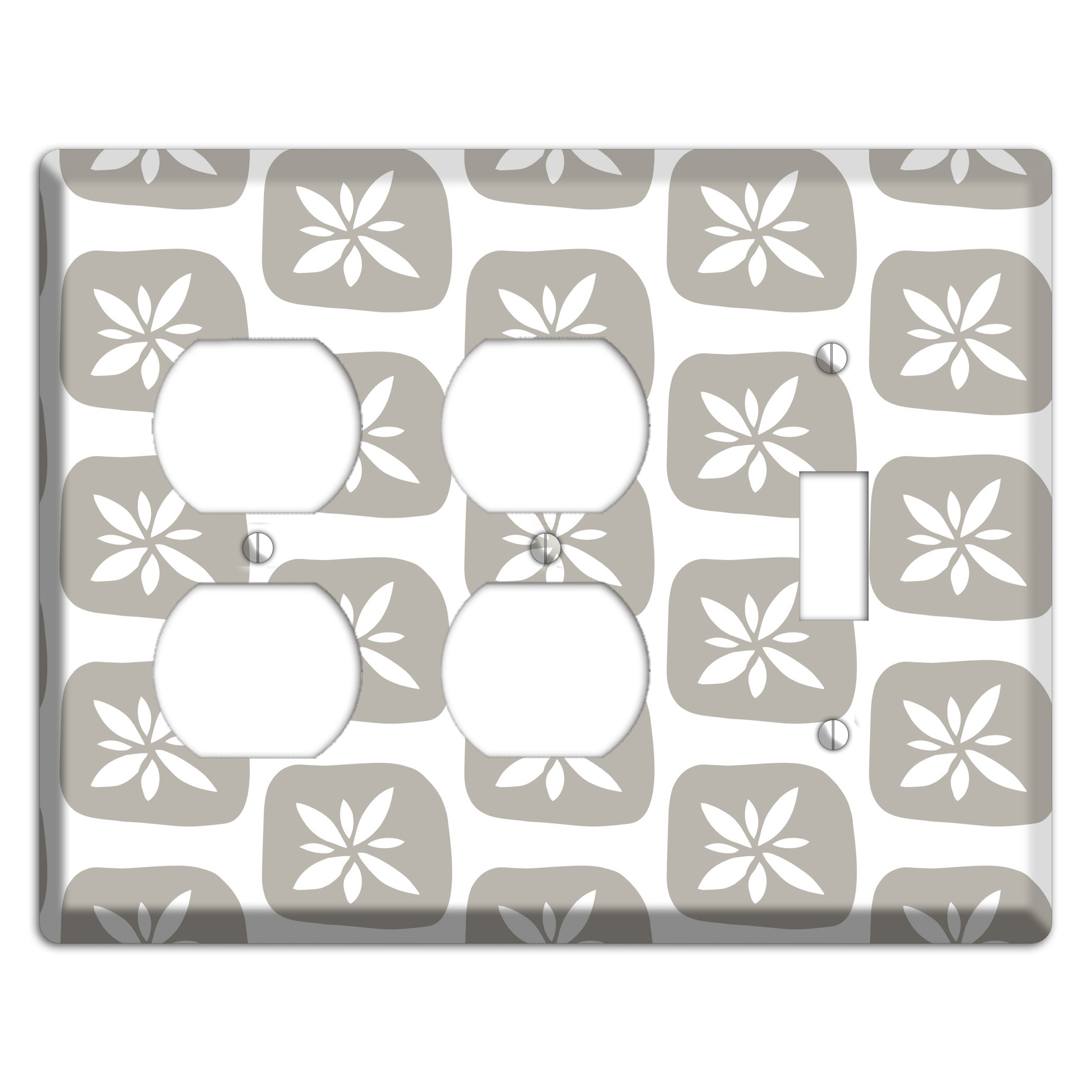 Simple Scandanavian Style GG 2 Duplex / Toggle Wallplate