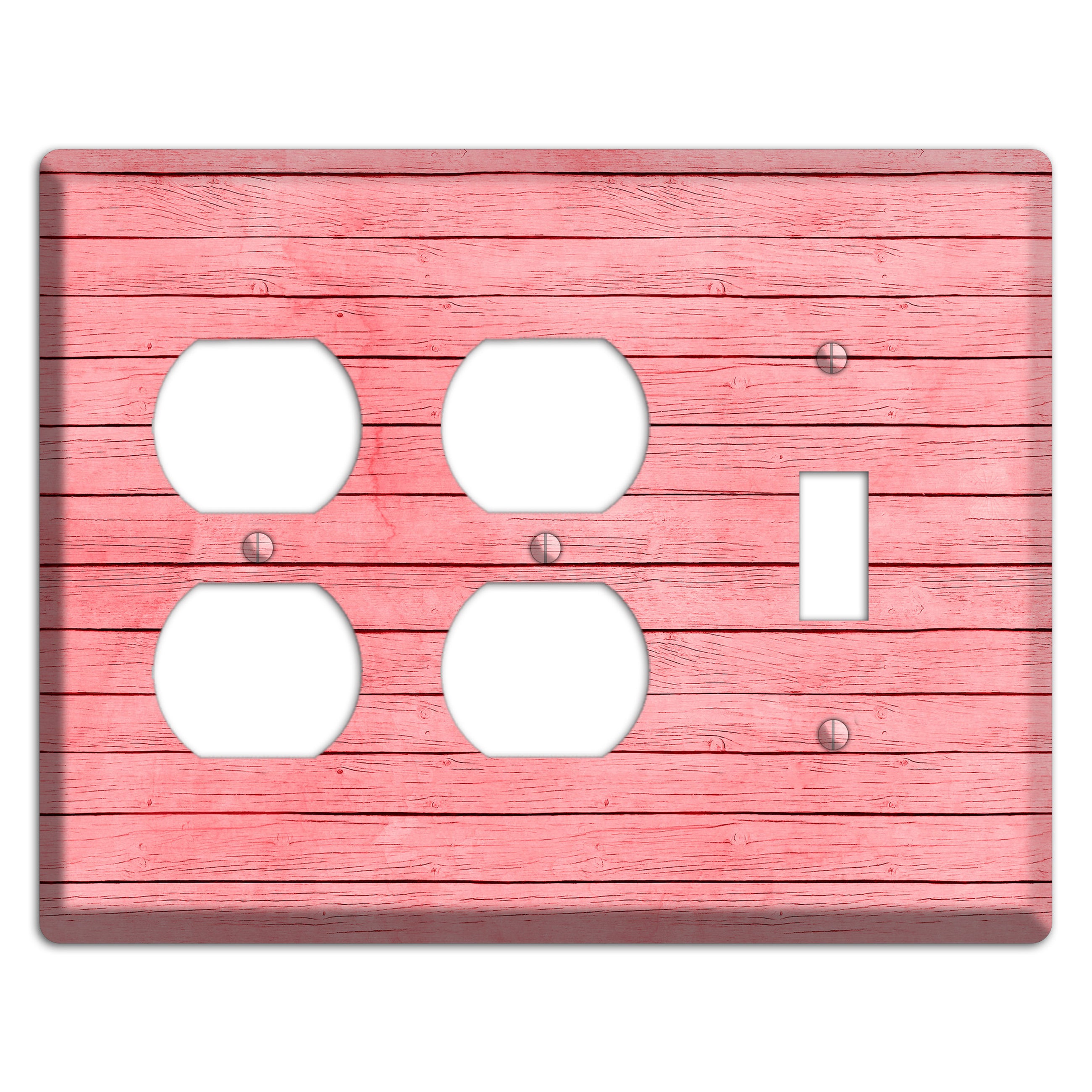 Sea Pink Soft Coral 2 Duplex / Toggle Wallplate