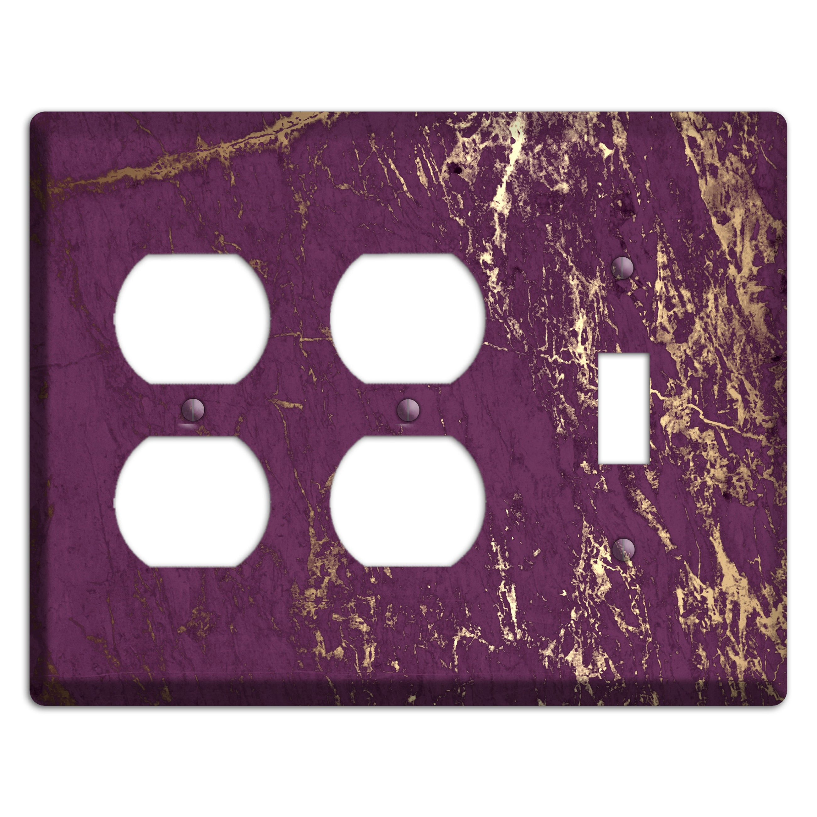 Finn Marble 2 Duplex / Toggle Wallplate