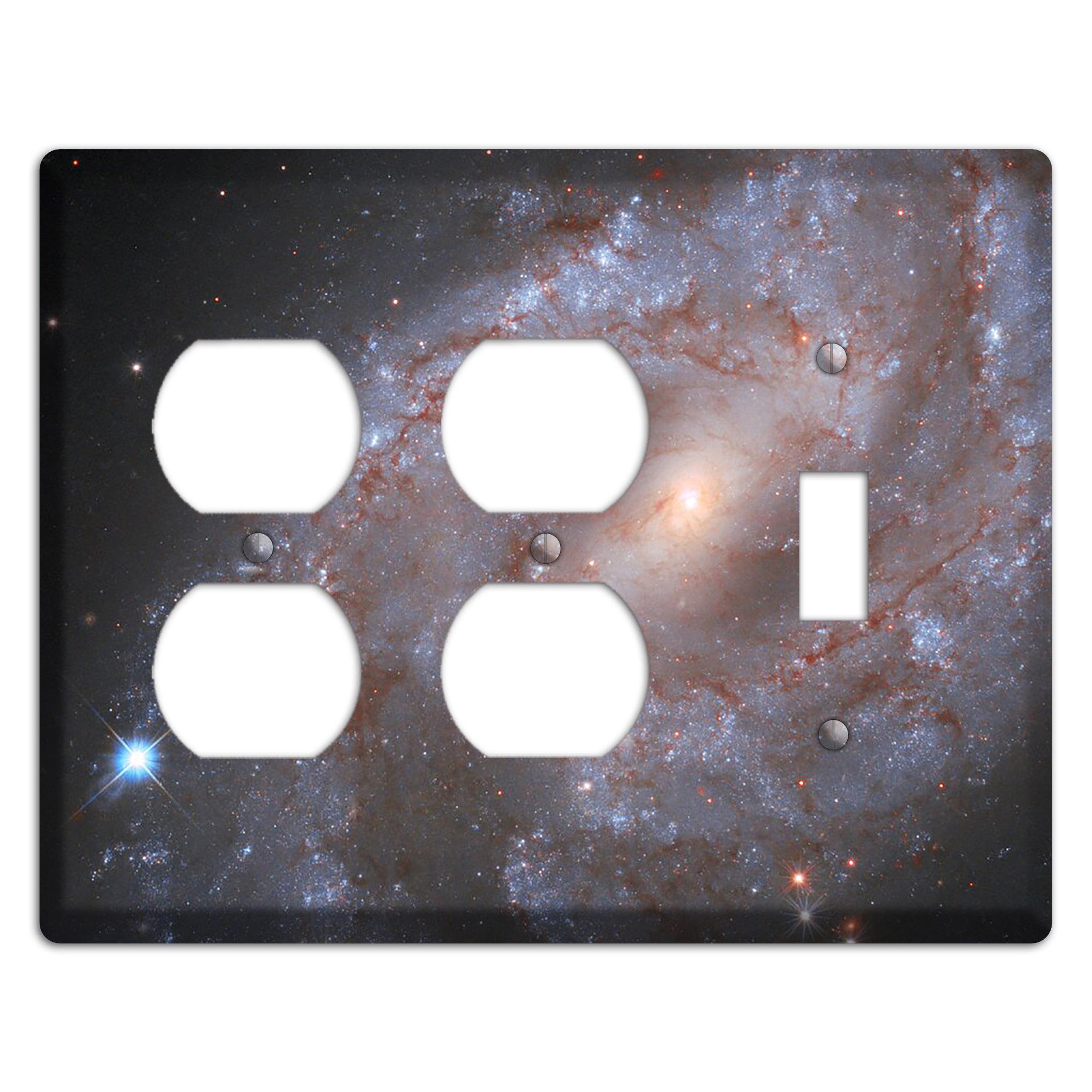 Galaxy NGC 2525 2 Duplex / Toggle Wallplate