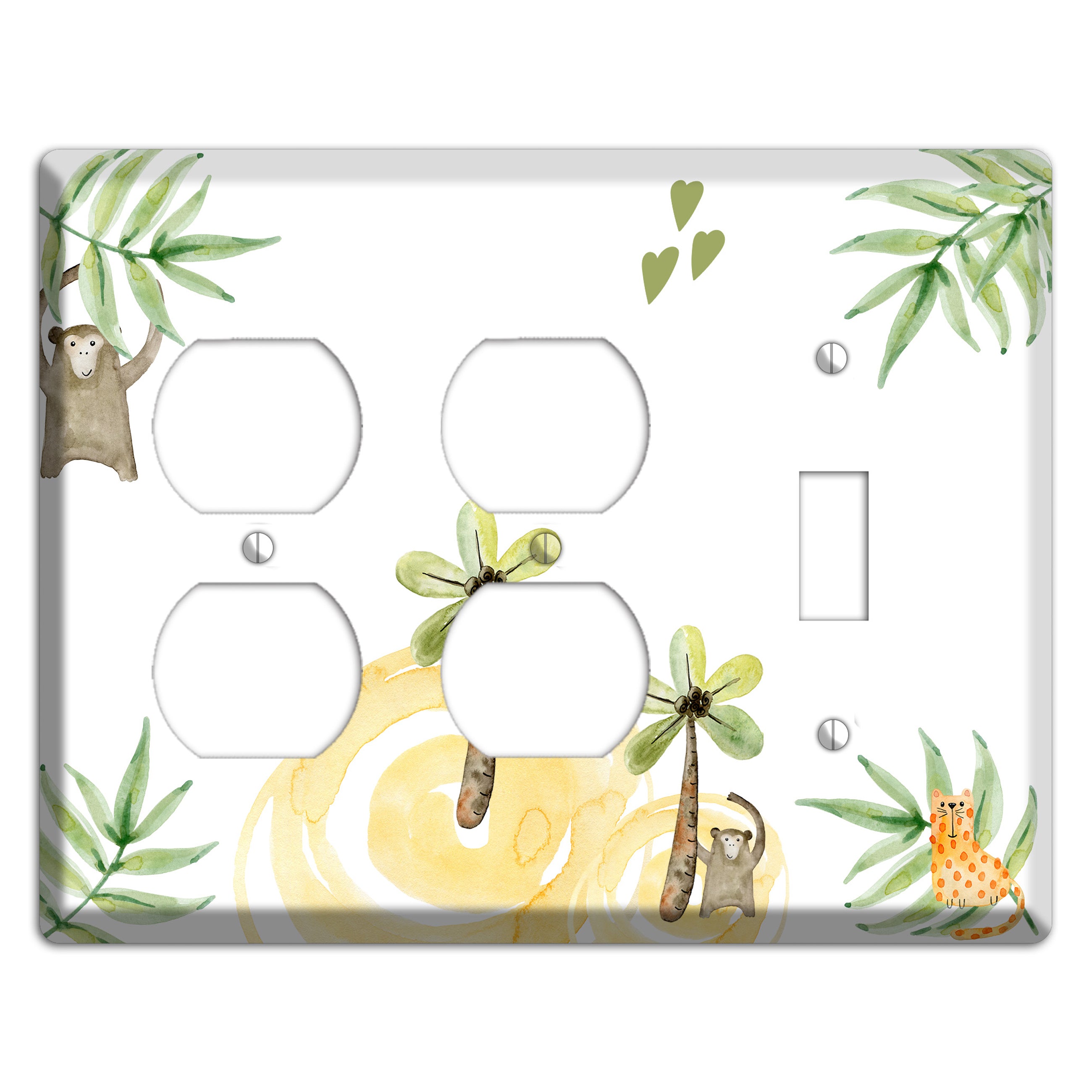 Monkey 2 Duplex / Toggle Wallplate