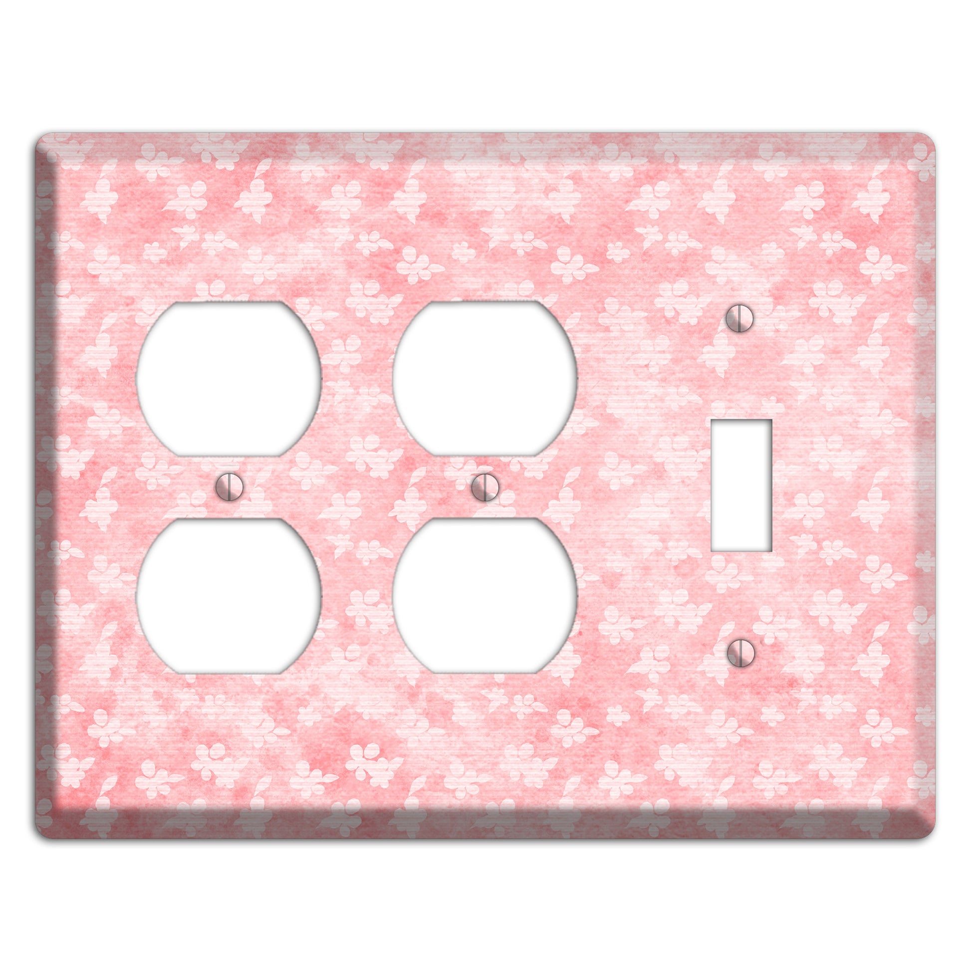 Abbey Soft Coral 2 Duplex / Toggle Wallplate