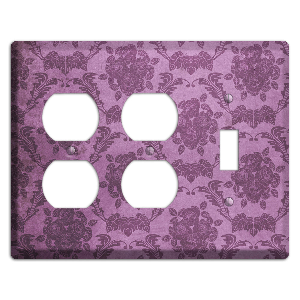 Bouquet Vintage Rose Damask 2 Duplex / Toggle Wallplate