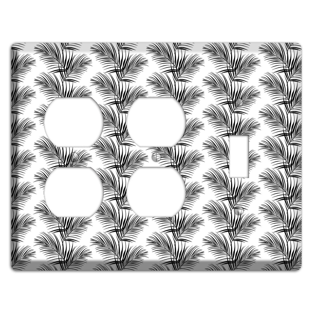 Leaves Style I 2 Duplex / Toggle Wallplate