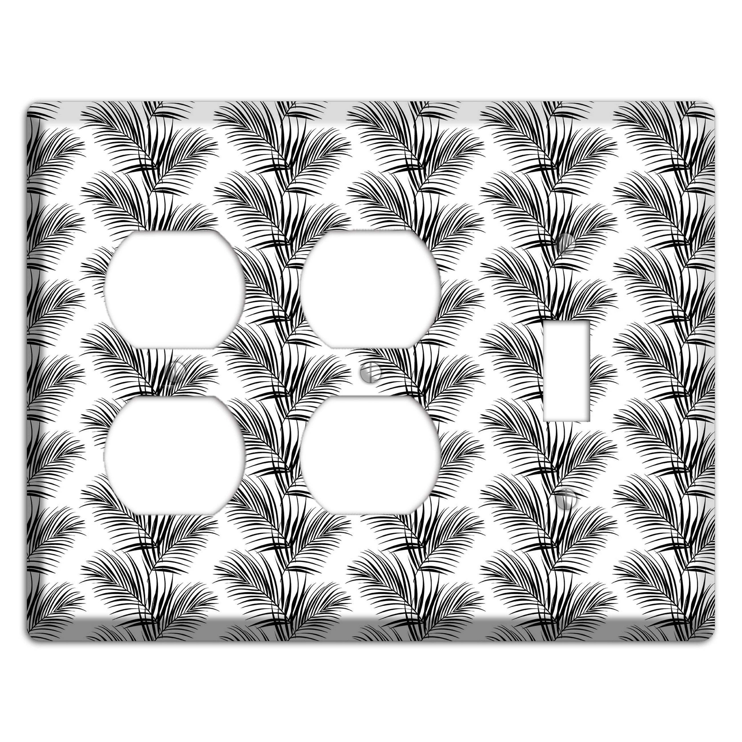 Leaves Style I 2 Duplex / Toggle Wallplate