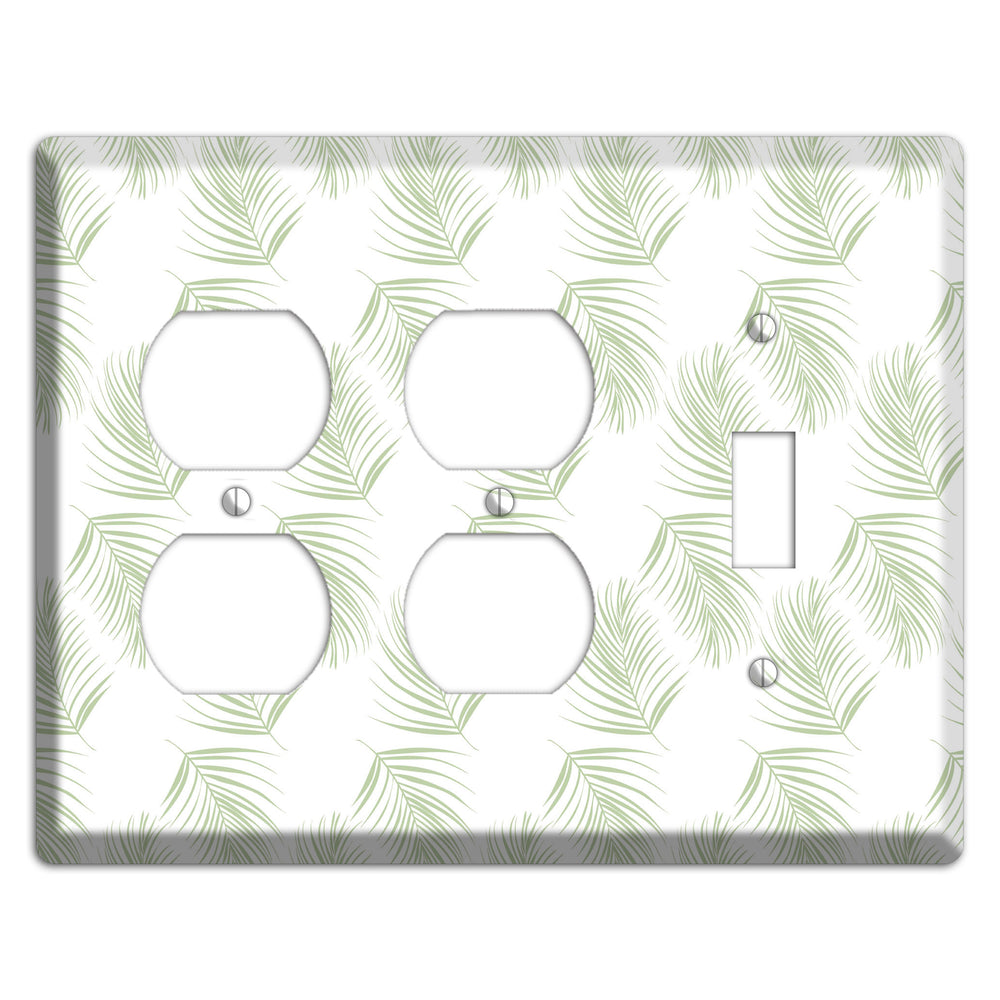 Leaves Style GG 2 Duplex / Toggle Wallplate