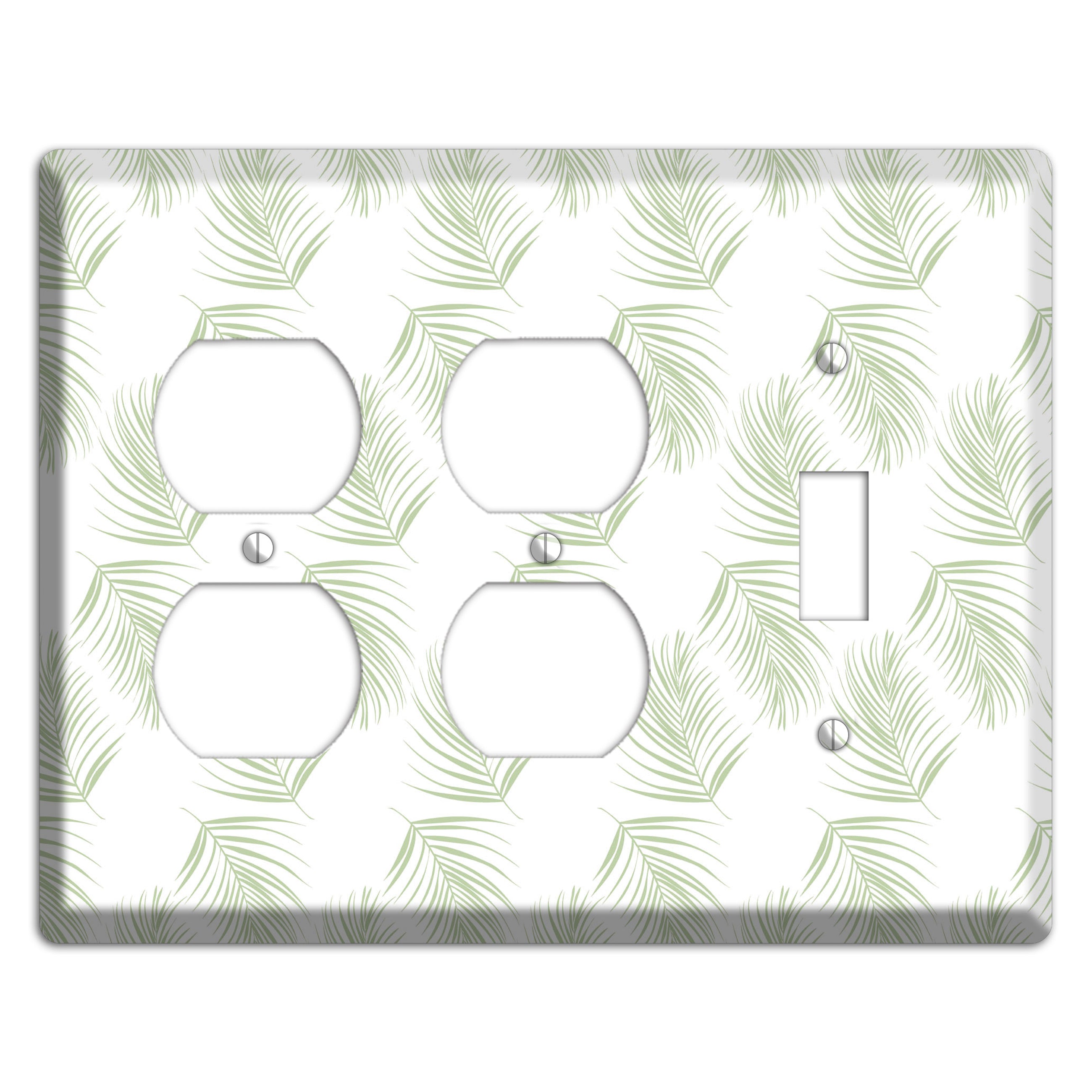 Leaves Style GG 2 Duplex / Toggle Wallplate