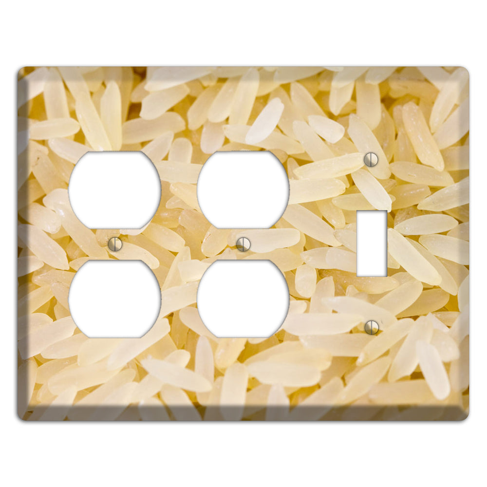 Rice 2 Duplex / Toggle Wallplate