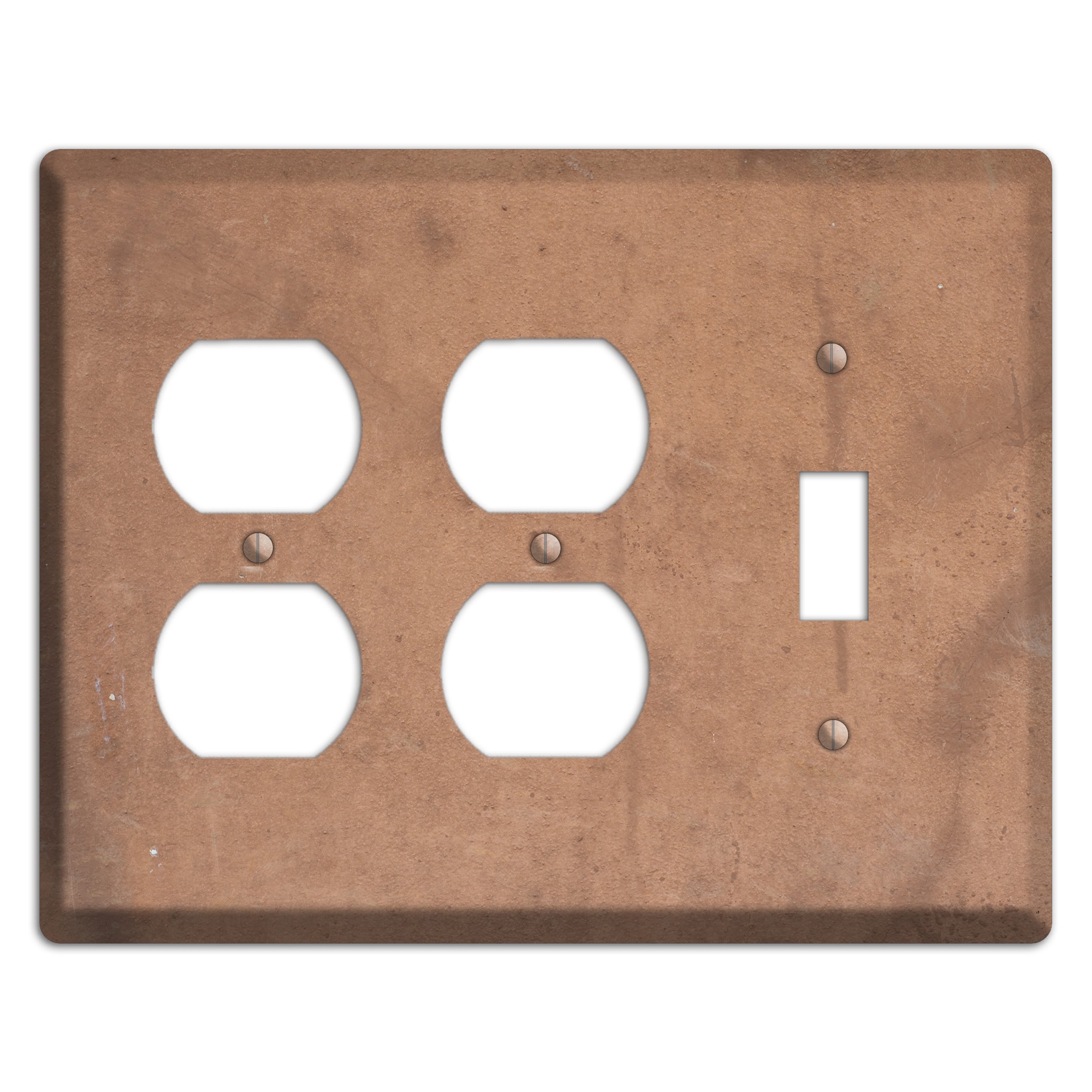 Light Brown Concrete 2 Duplex / Toggle Wallplate