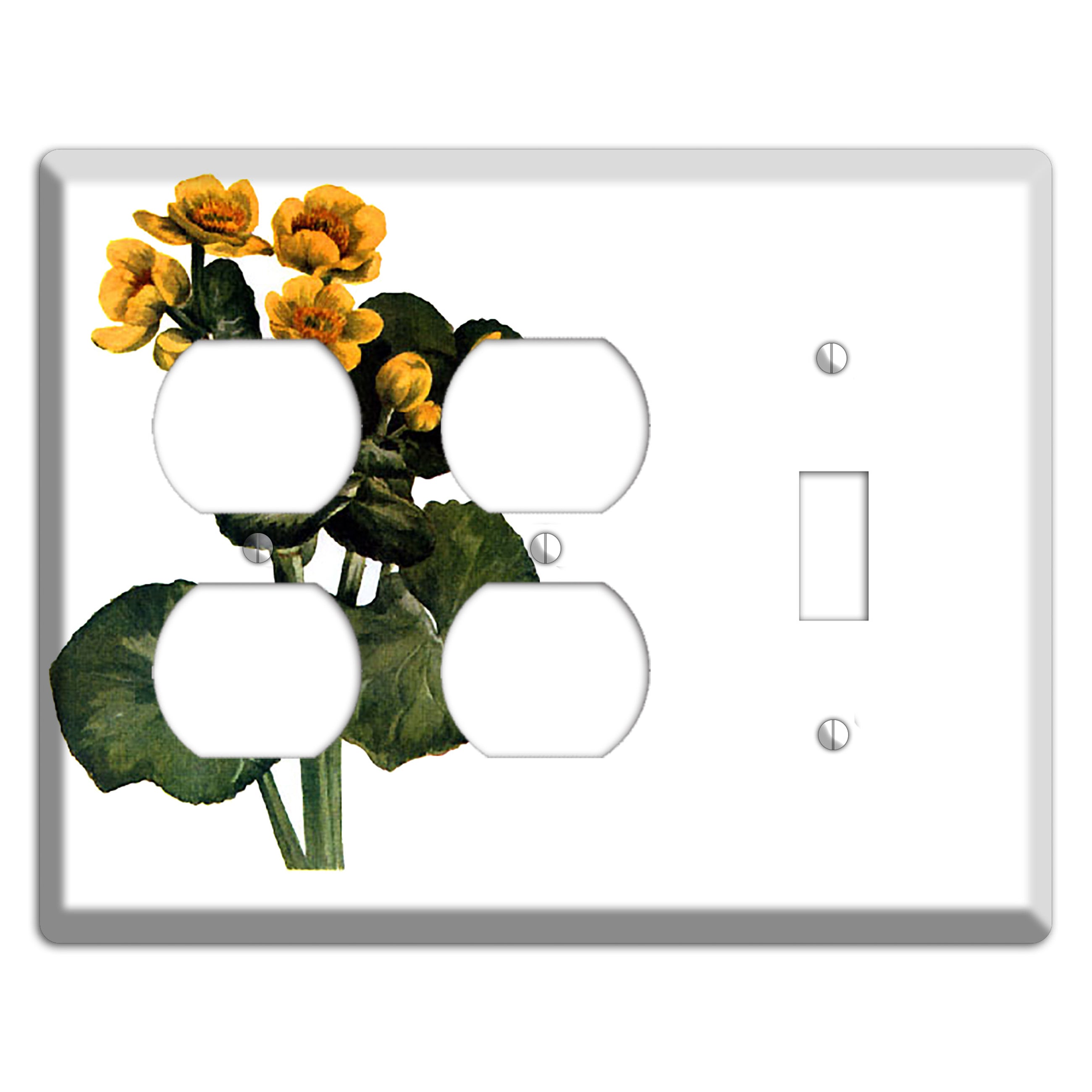 Calla Palustrie 2 2 Duplex / Toggle Wallplate