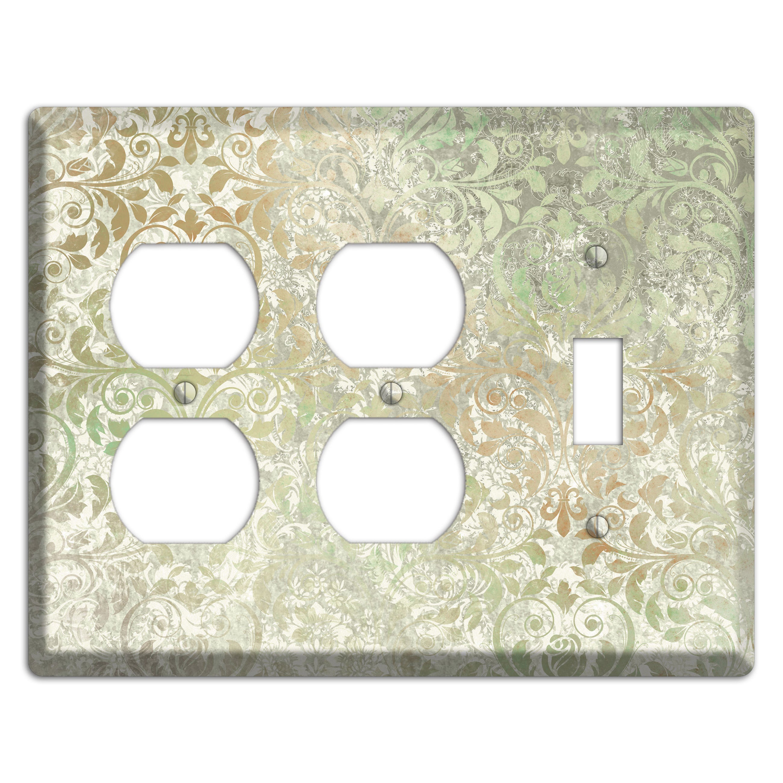 Tana Whimsical Damask 2 Duplex / Toggle Wallplate