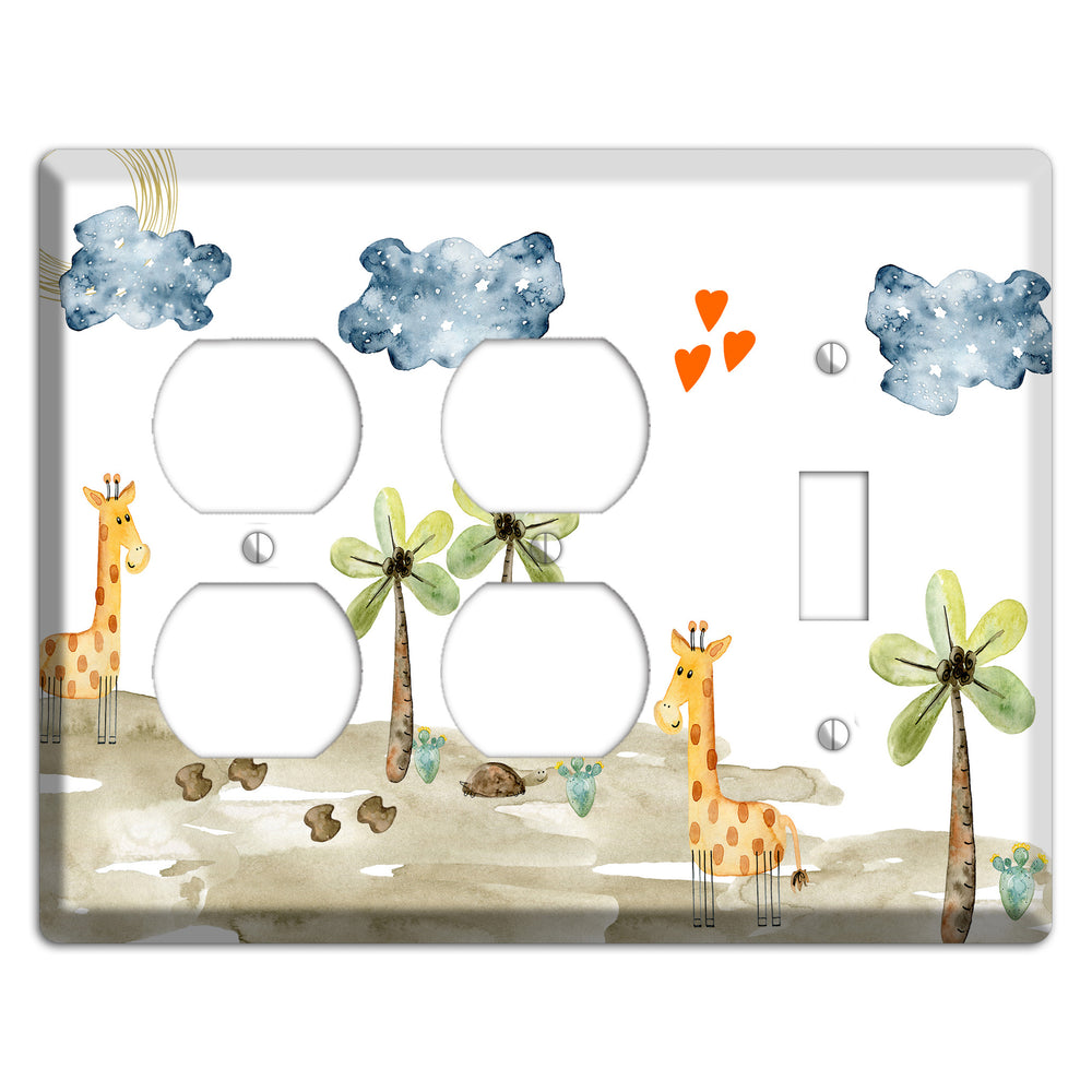 Giraffe 2 Duplex / Toggle Wallplate