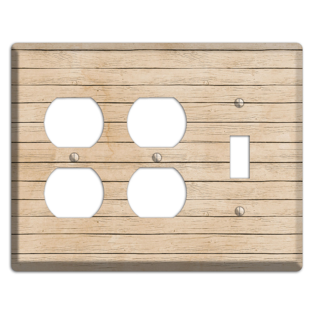 Akaroa Neutral Texture 2 Duplex / Toggle Wallplate