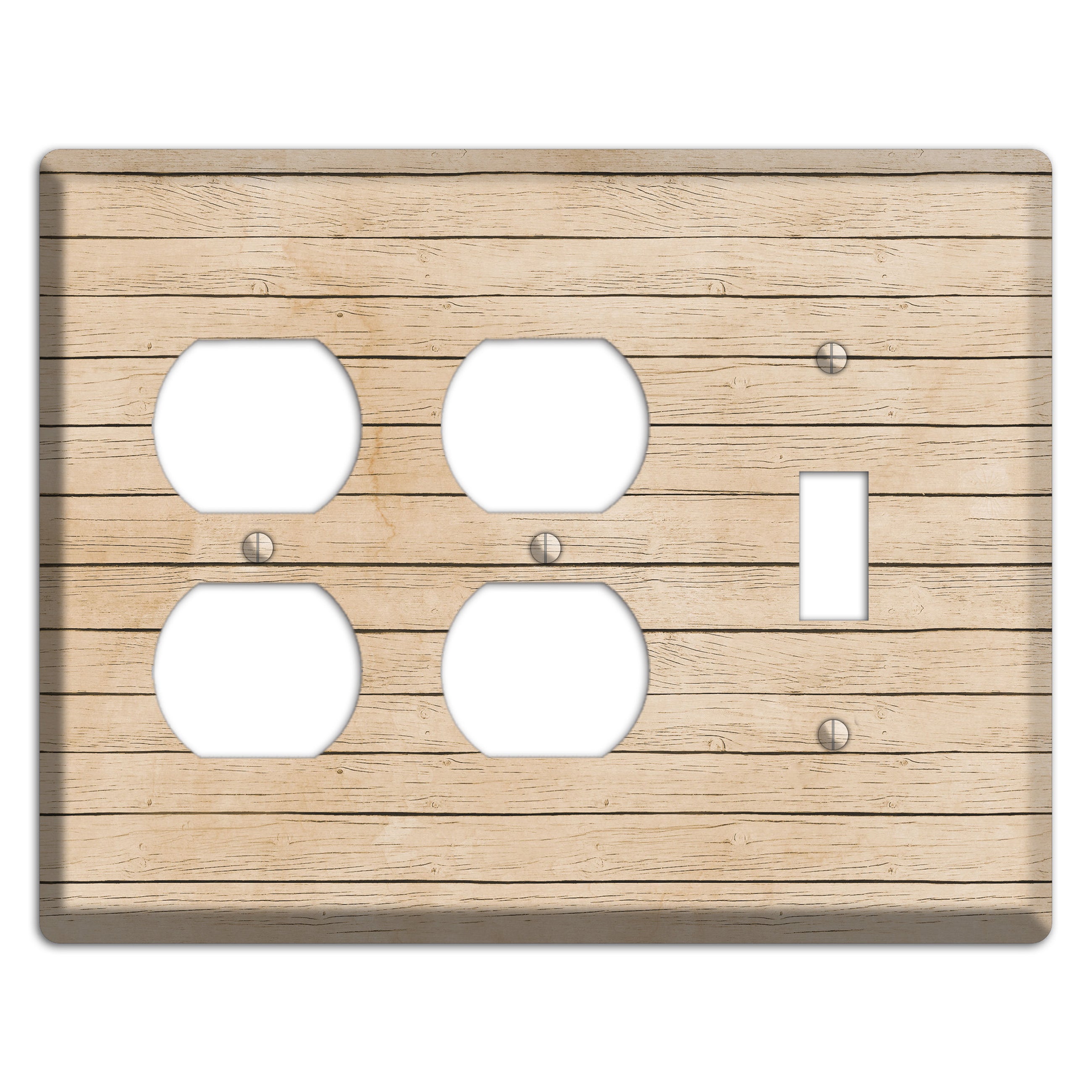 Akaroa Neutral Texture 2 Duplex / Toggle Wallplate
