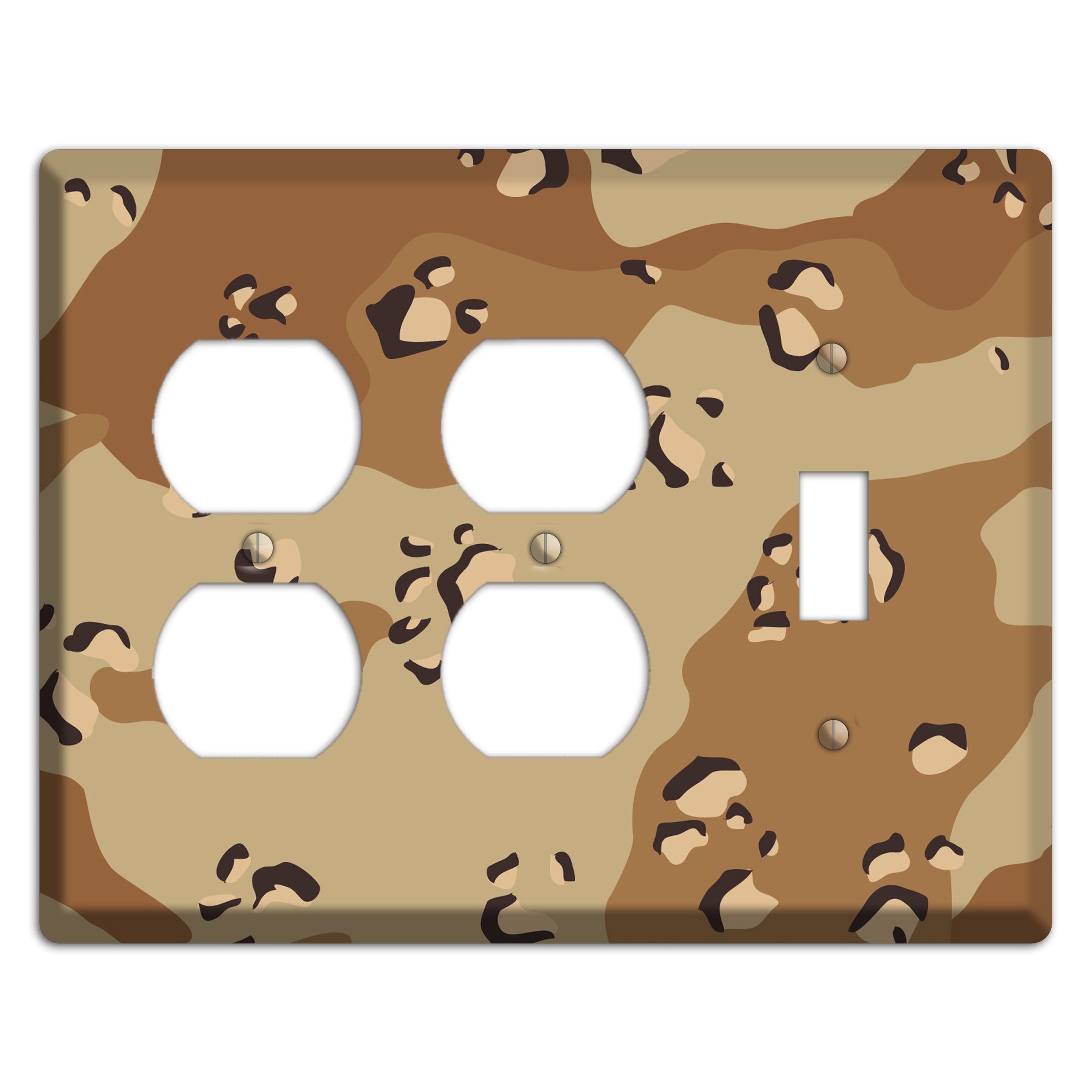 Desert Camo 2 Duplex / Toggle Wallplate