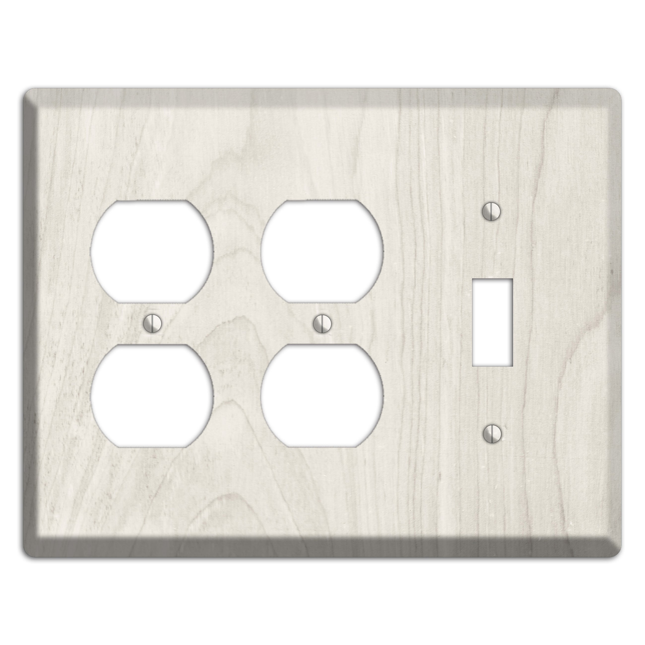 Pearl Bush Antique 2 Duplex / Toggle Wallplate