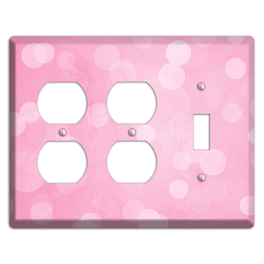 purple Pizzaz Pink Texture 2 Duplex / Toggle Wallplate