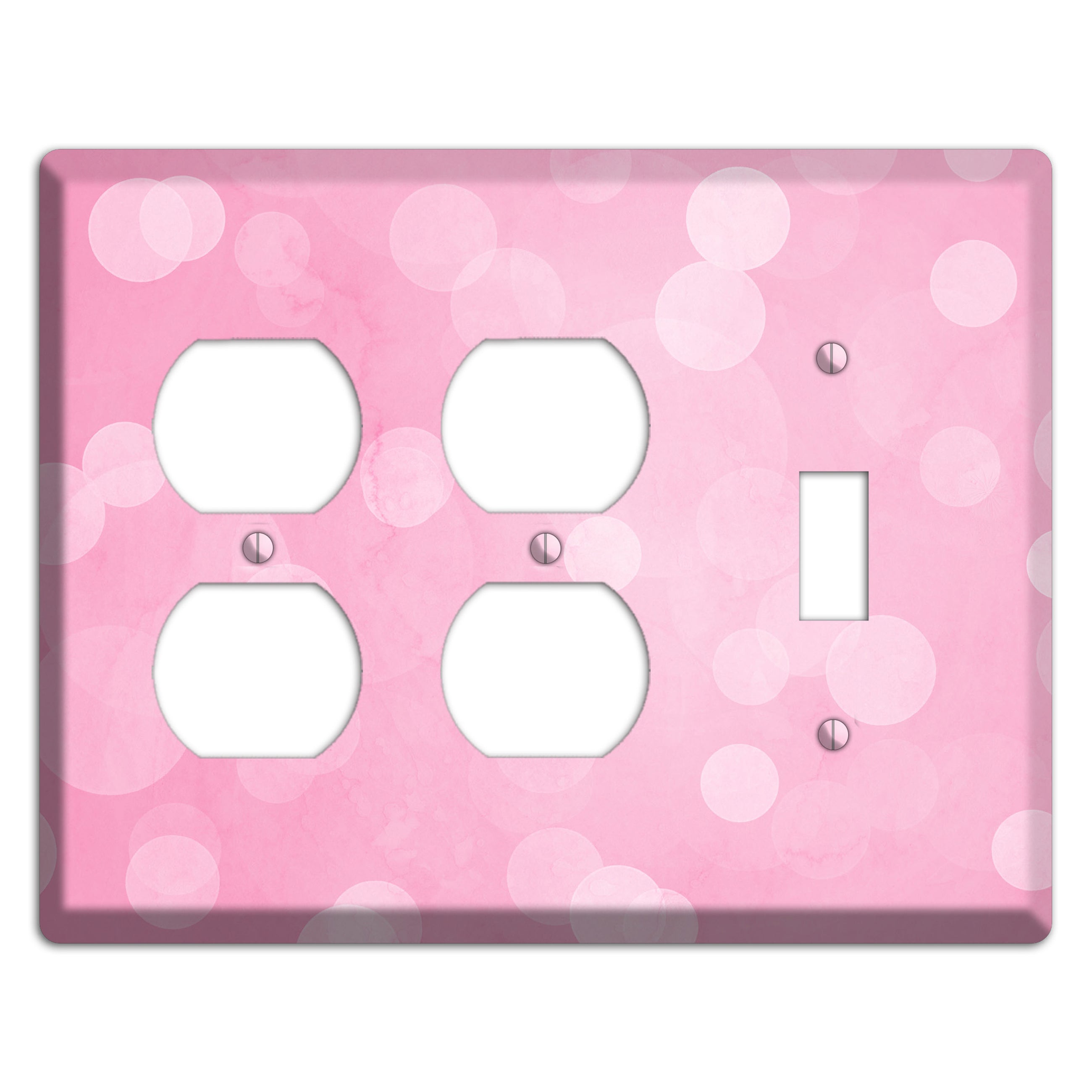purple Pizzaz Pink Texture 2 Duplex / Toggle Wallplate