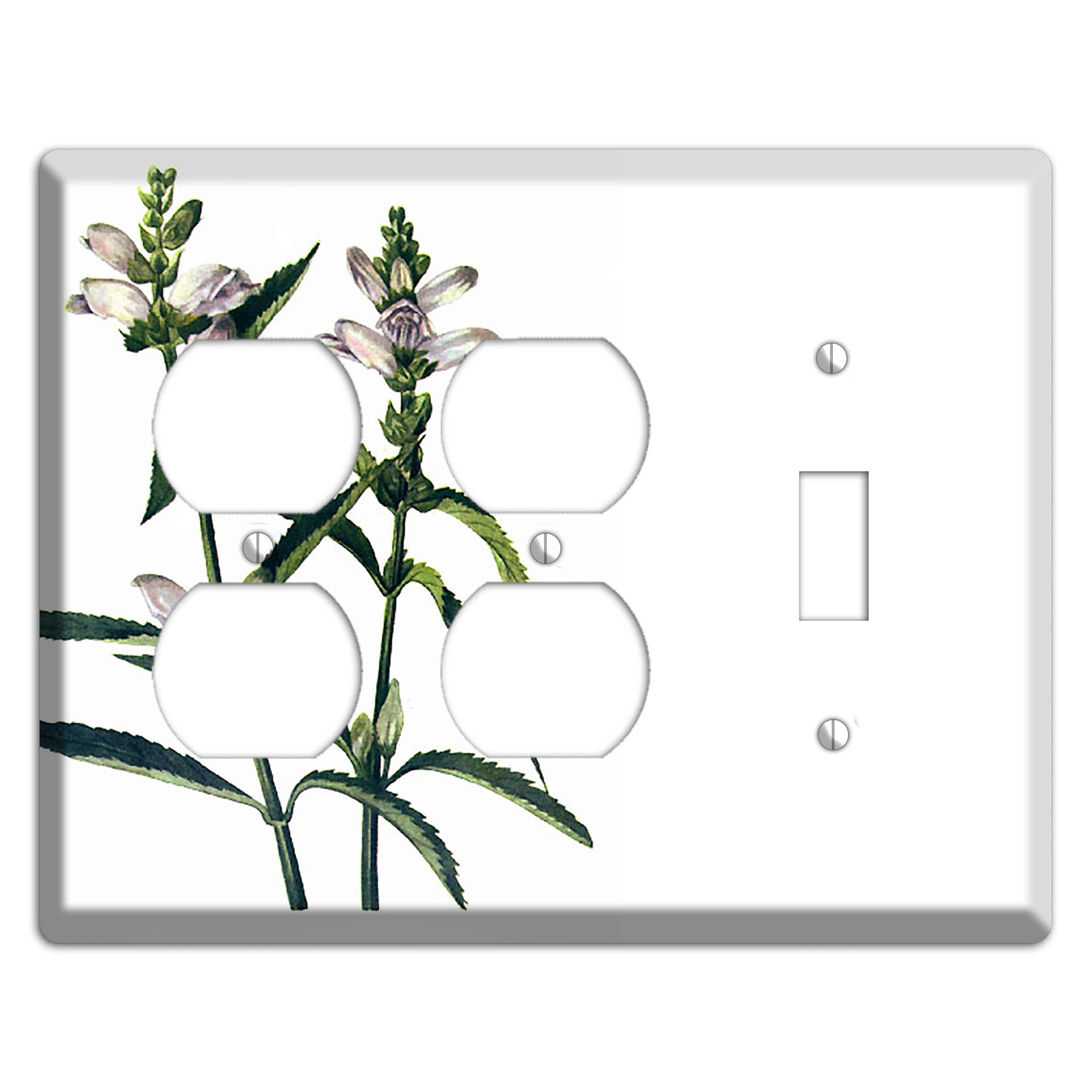 Chelone Glabra 2 Duplex / Toggle Wallplate