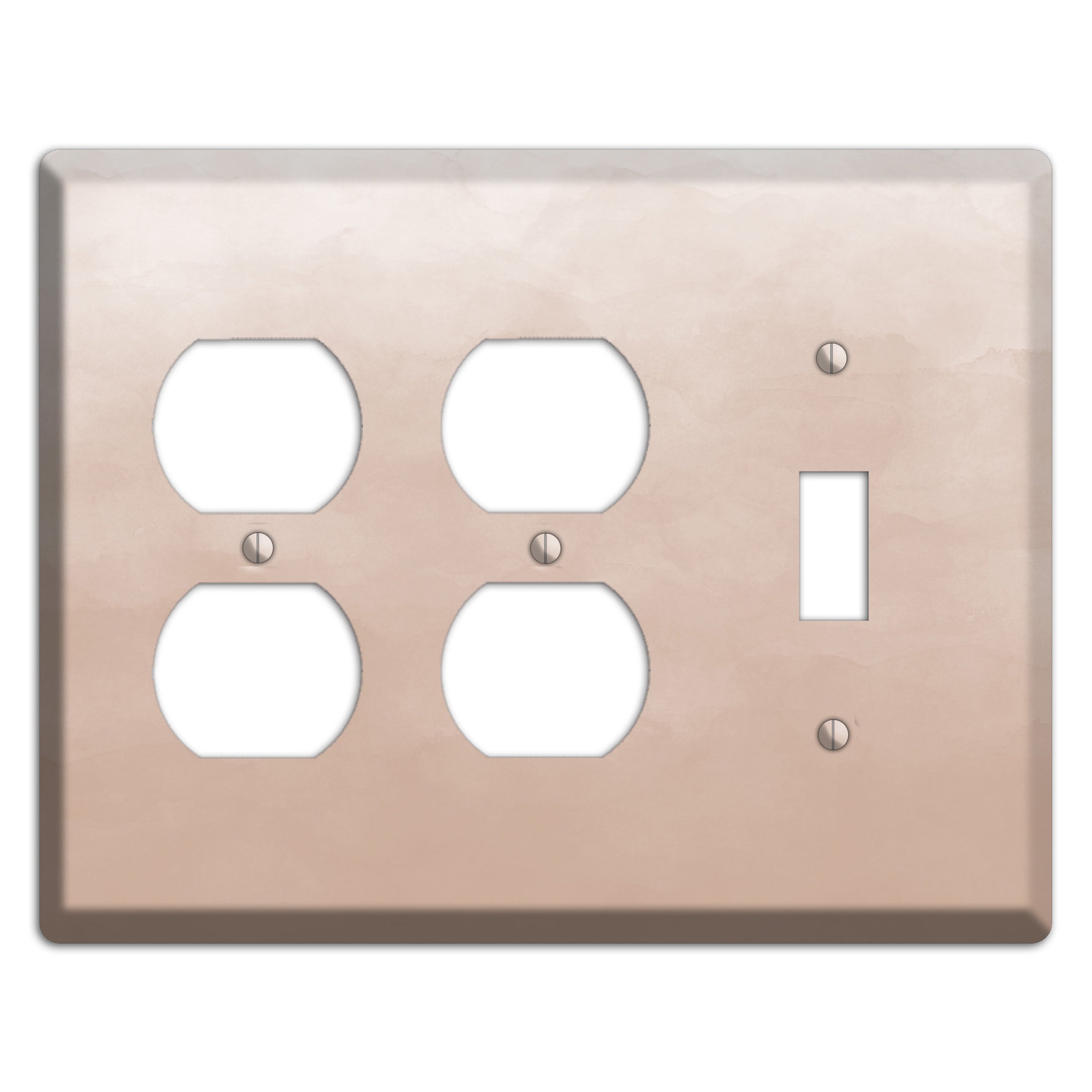 Beige Ombre 2 Duplex / Toggle Wallplate