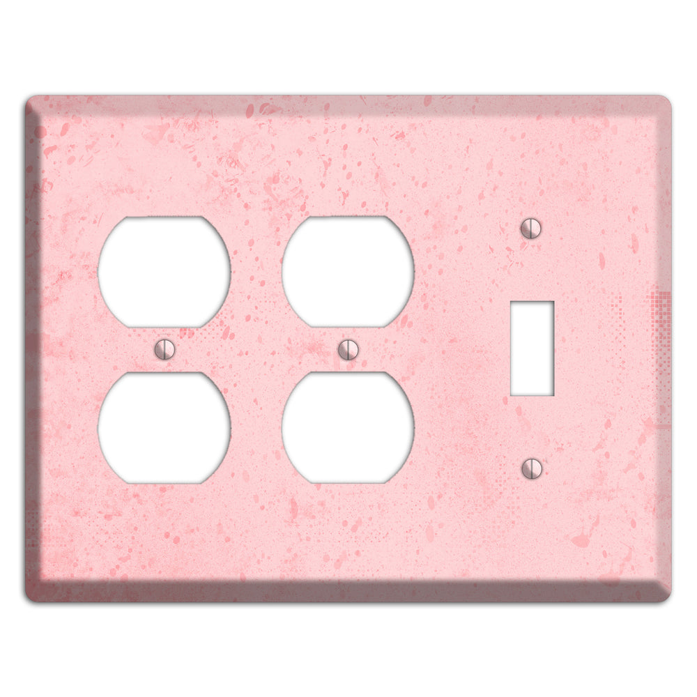 ShockingPpink Soft Coral 2 Duplex / Toggle Wallplate