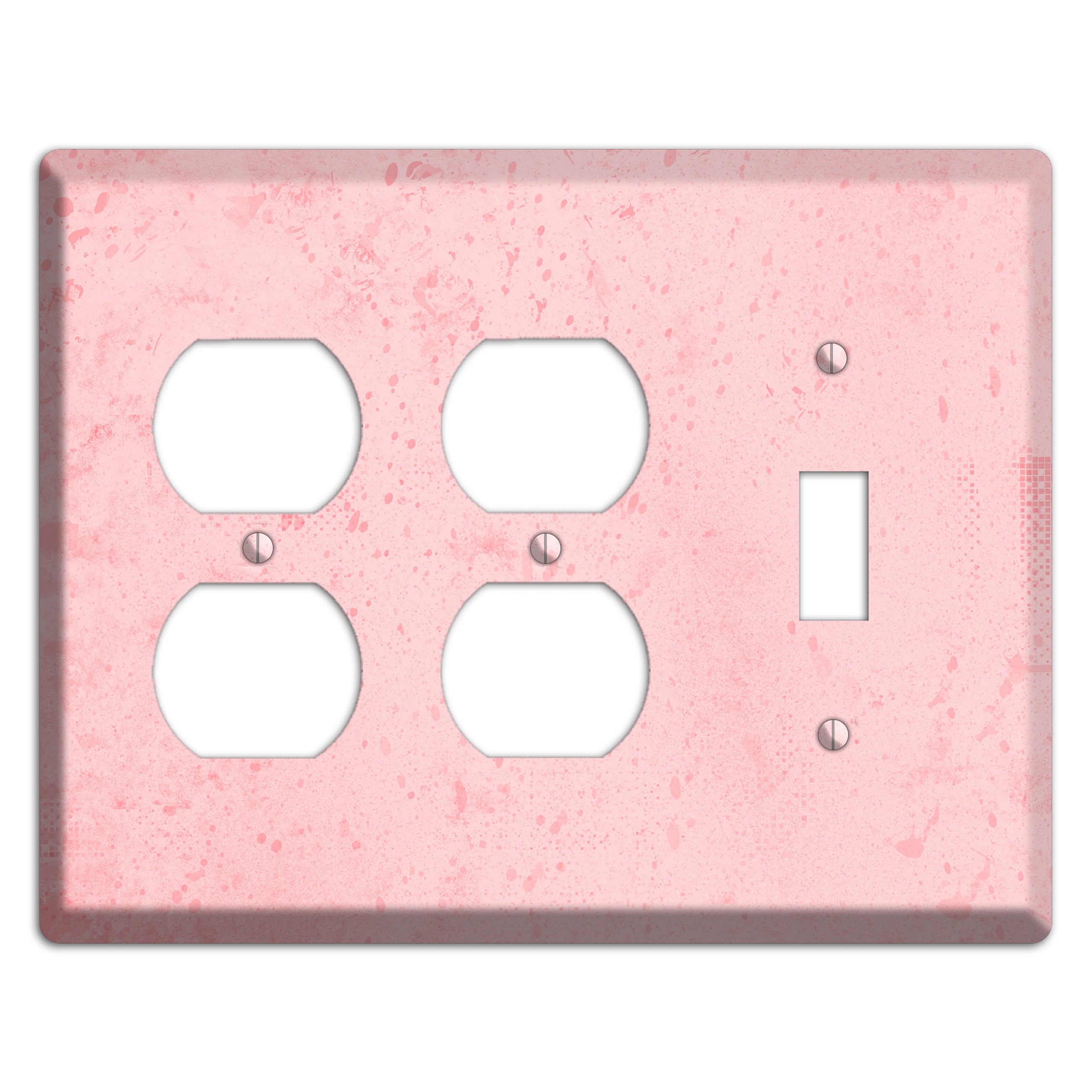 ShockingPpink Soft Coral 2 Duplex / Toggle Wallplate