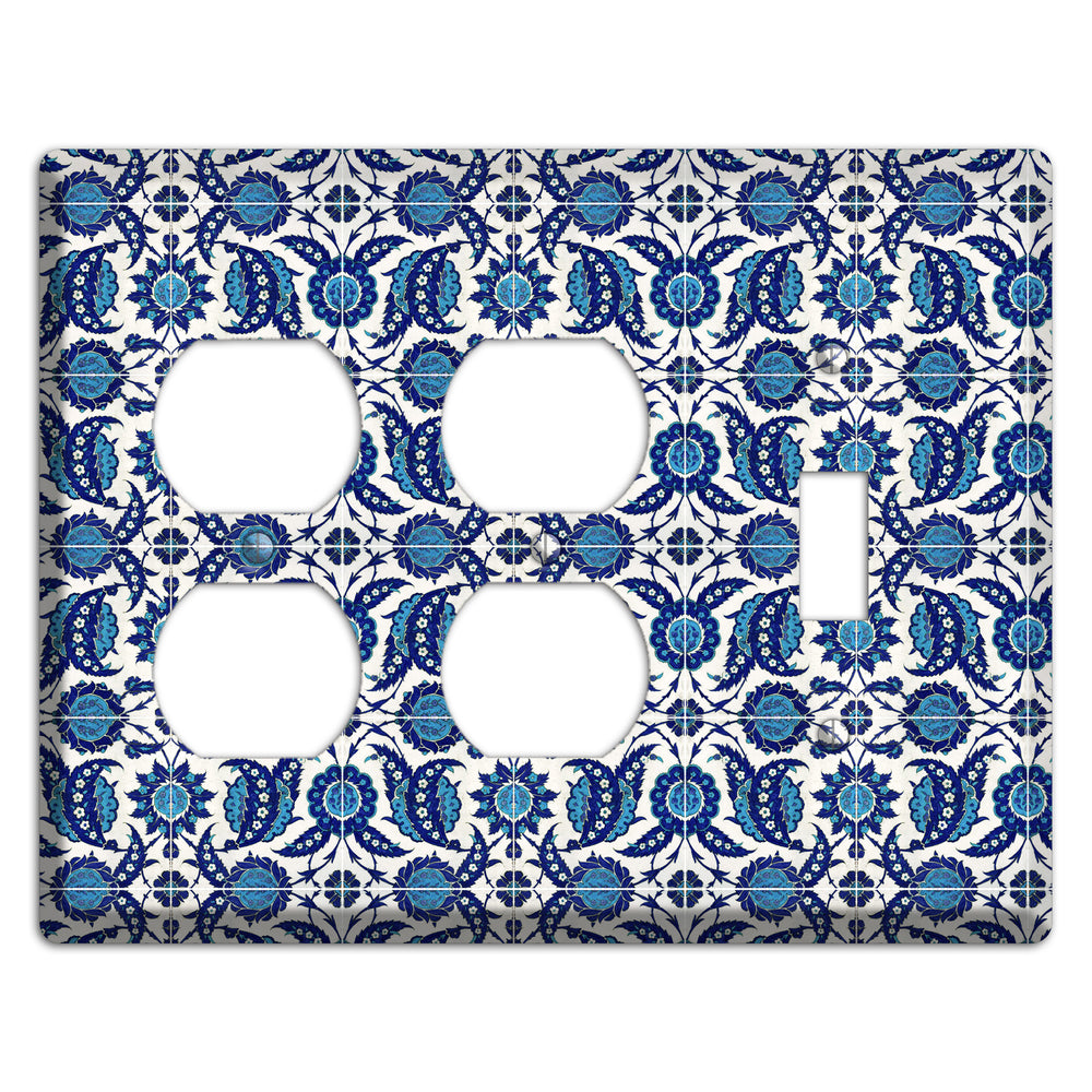 Ornate Paisley Tile 2 Duplex / Toggle Wallplate