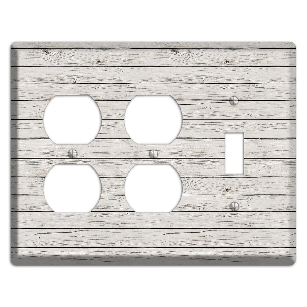 Cloudy Antique 2 Duplex / Toggle Wallplate