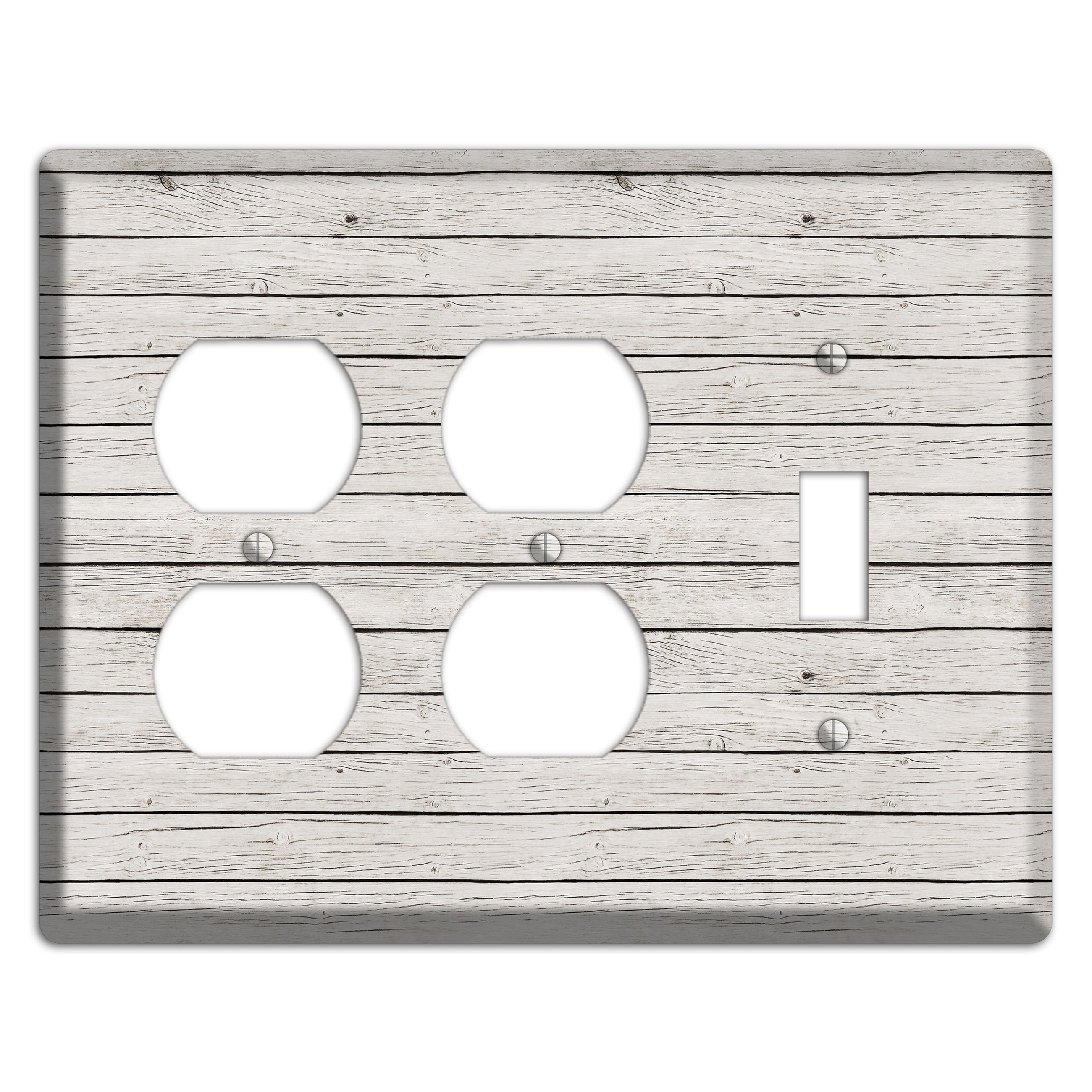 Cloudy Antique 2 Duplex / Toggle Wallplate