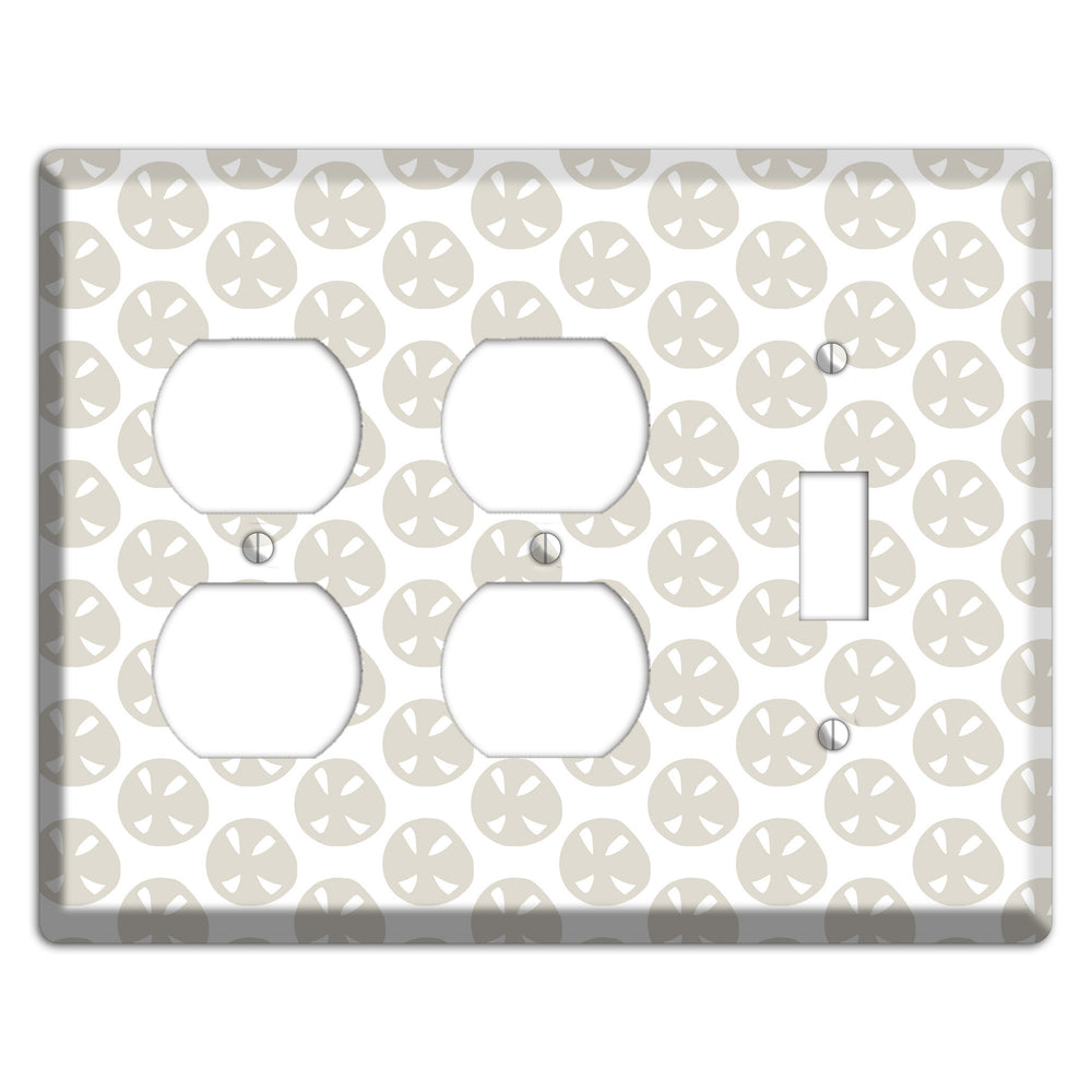 Simple Scandanavian Style LL 2 Duplex / Toggle Wallplate