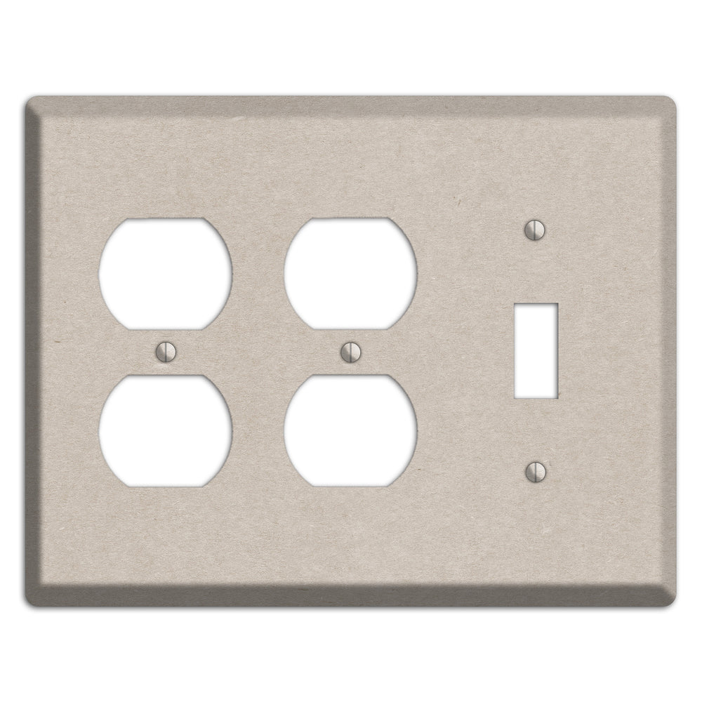 Bison Hide Kraft 2 Duplex / Toggle Wallplate