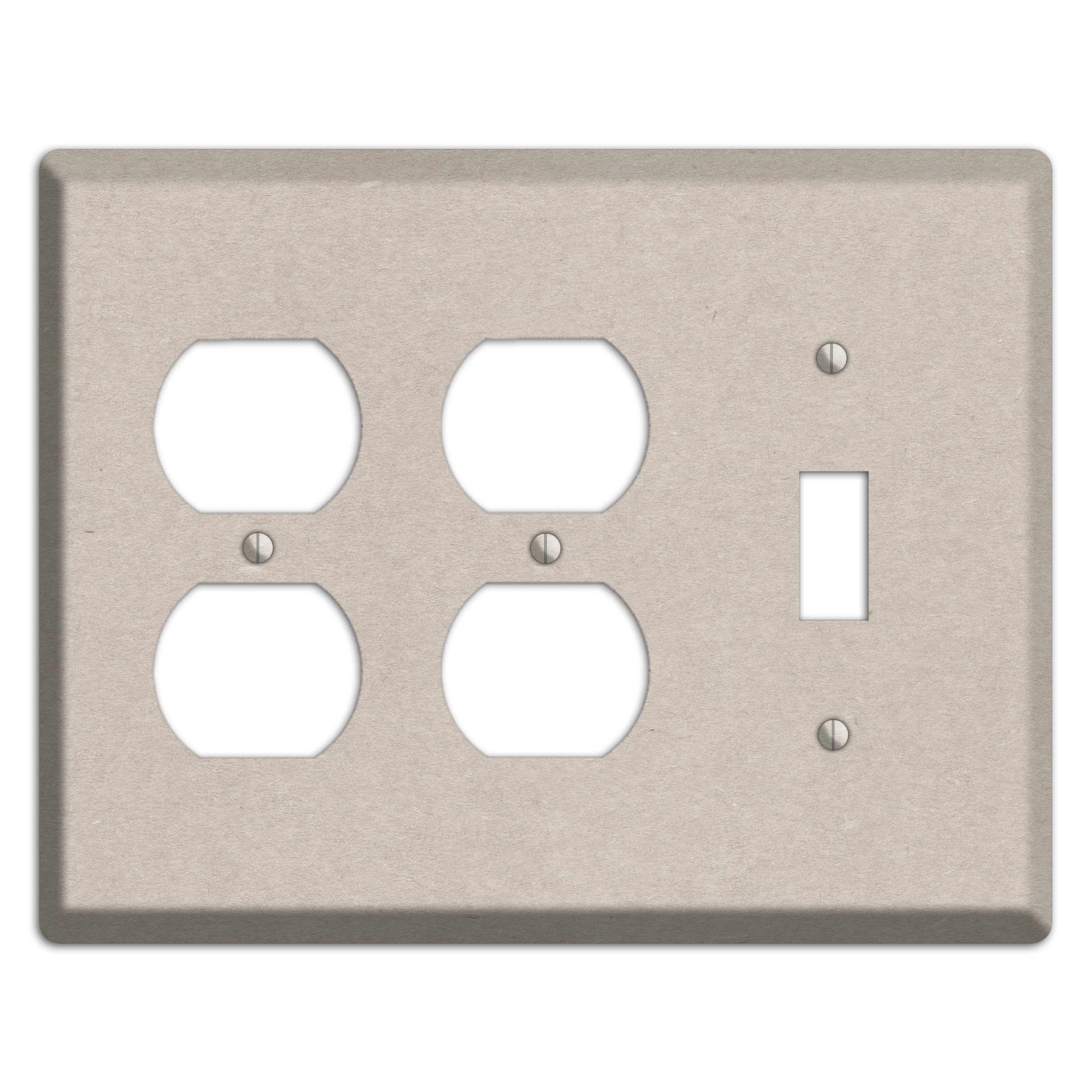 Bison Hide Kraft 2 Duplex / Toggle Wallplate