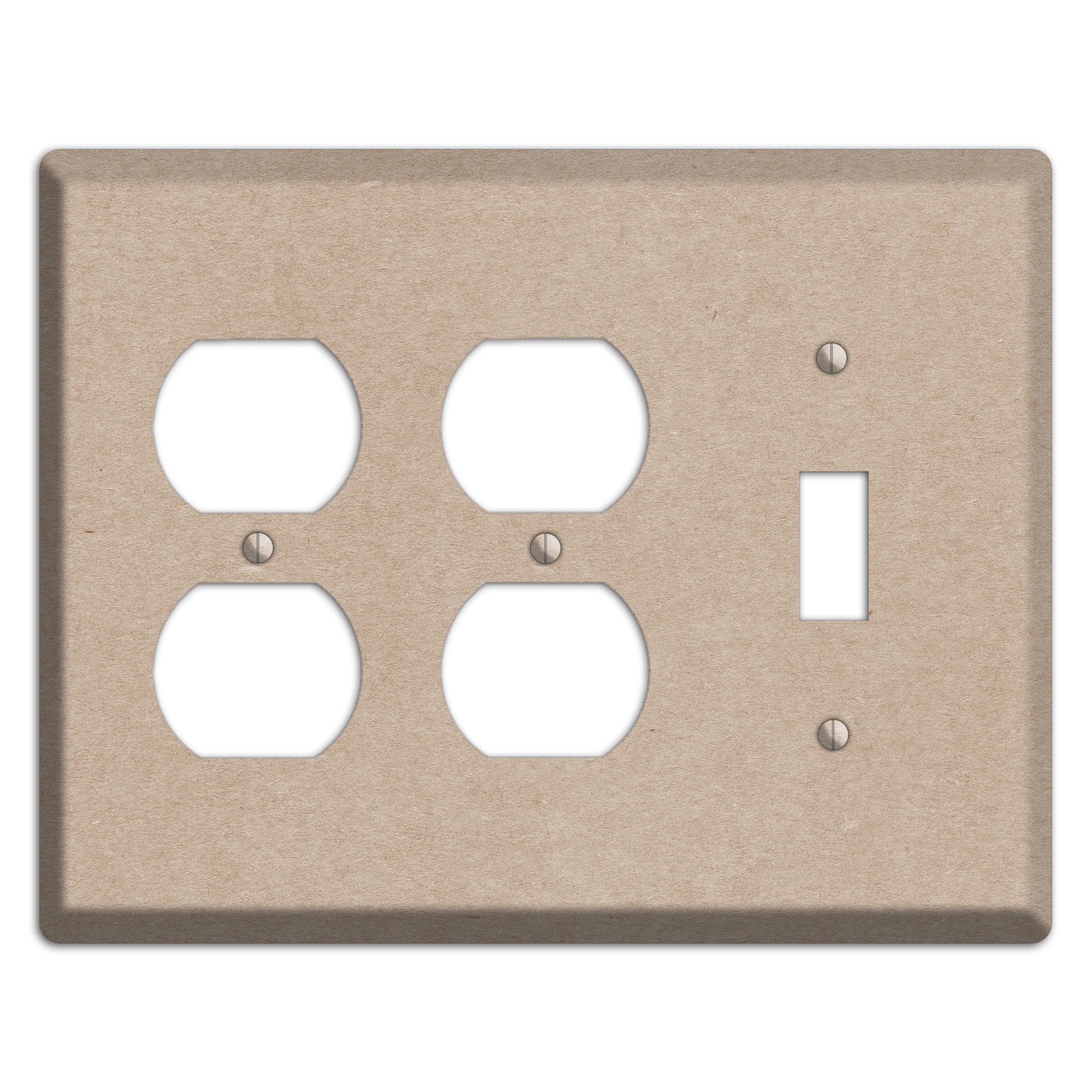 Sandrift Kraft 2 Duplex / Toggle Wallplate