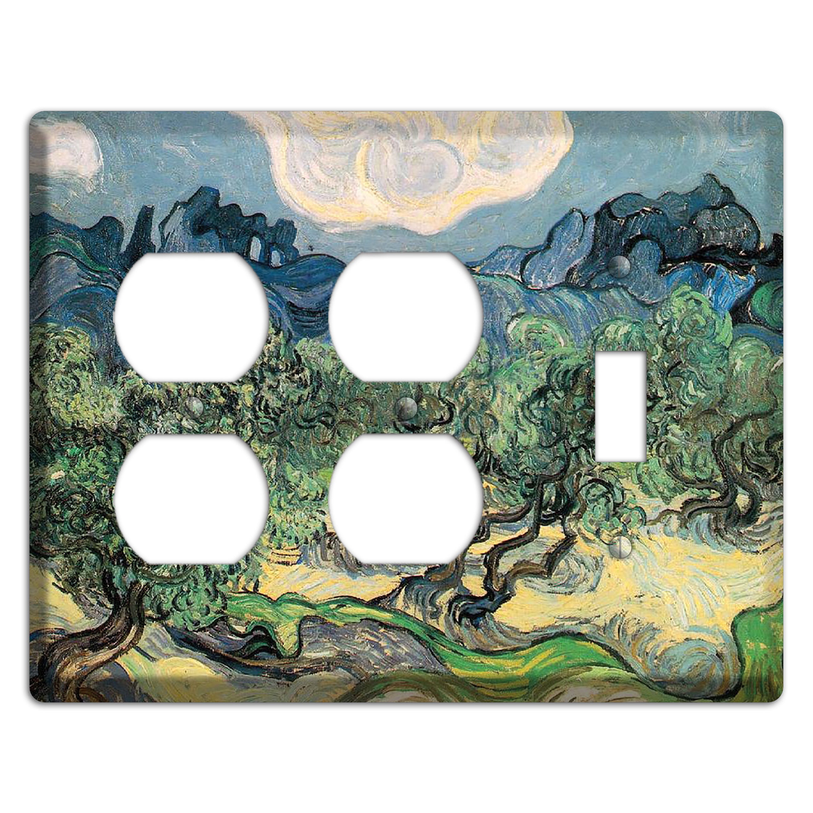 Vincent Van Gogh 5 2 Duplex / Toggle Wallplate