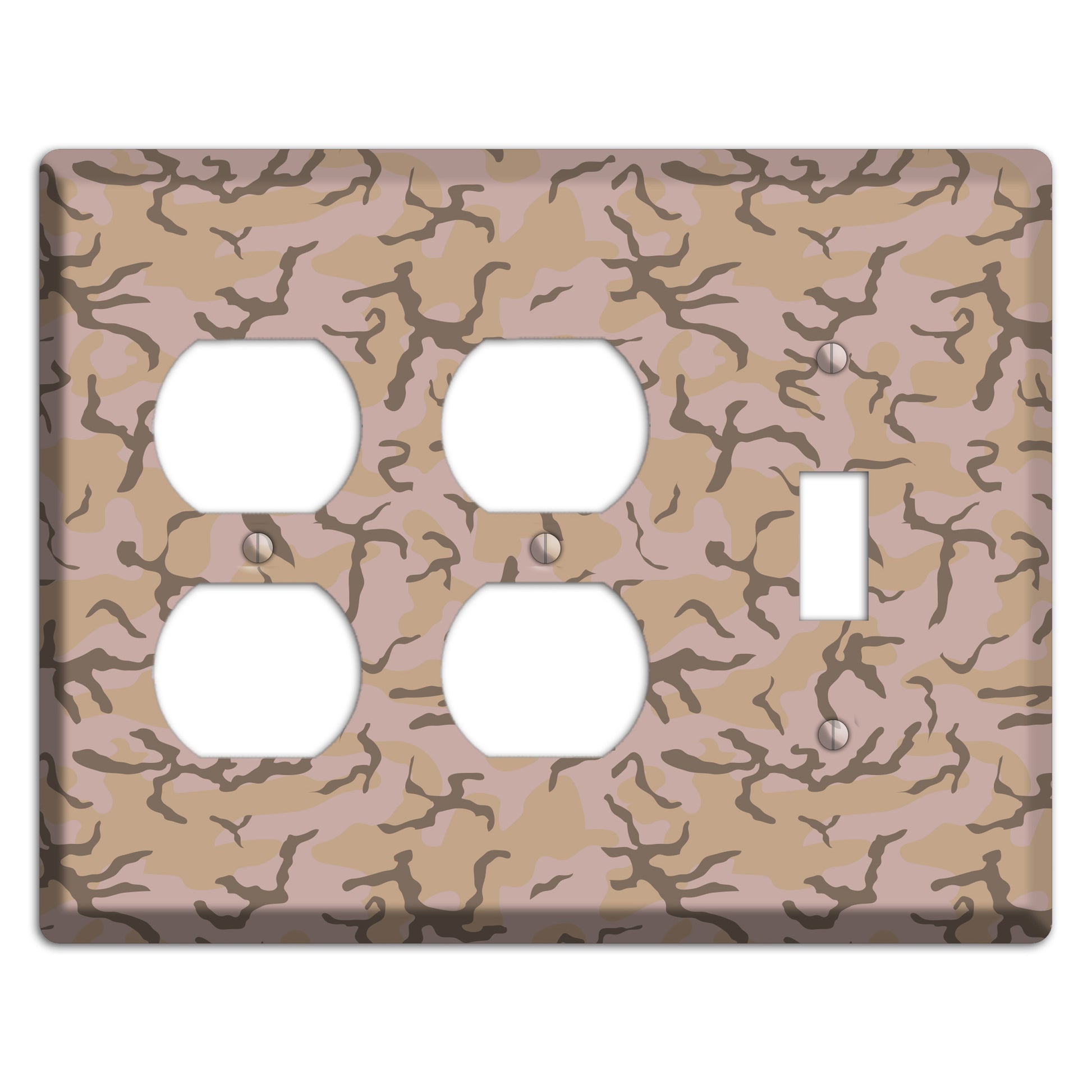 Woodland Camo 2 Duplex / Toggle Wallplate